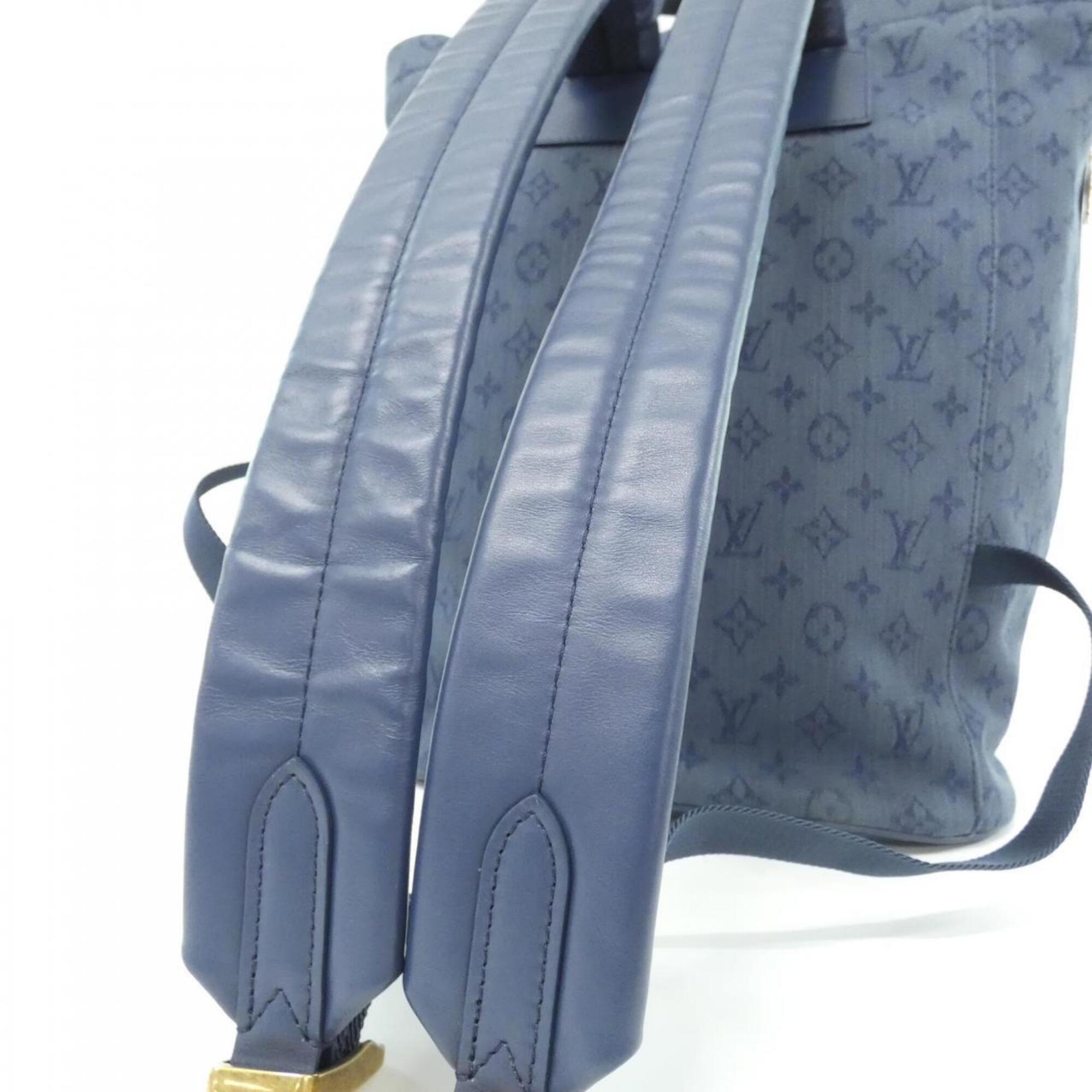 Louis Vuitton Navy Denim Backpack (Pre-Owned)