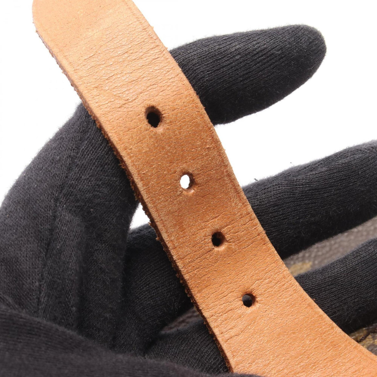 Louis Vuitton Brown Coated Canvas Leather Handbag Shoulder Bag (Pre-Owned)