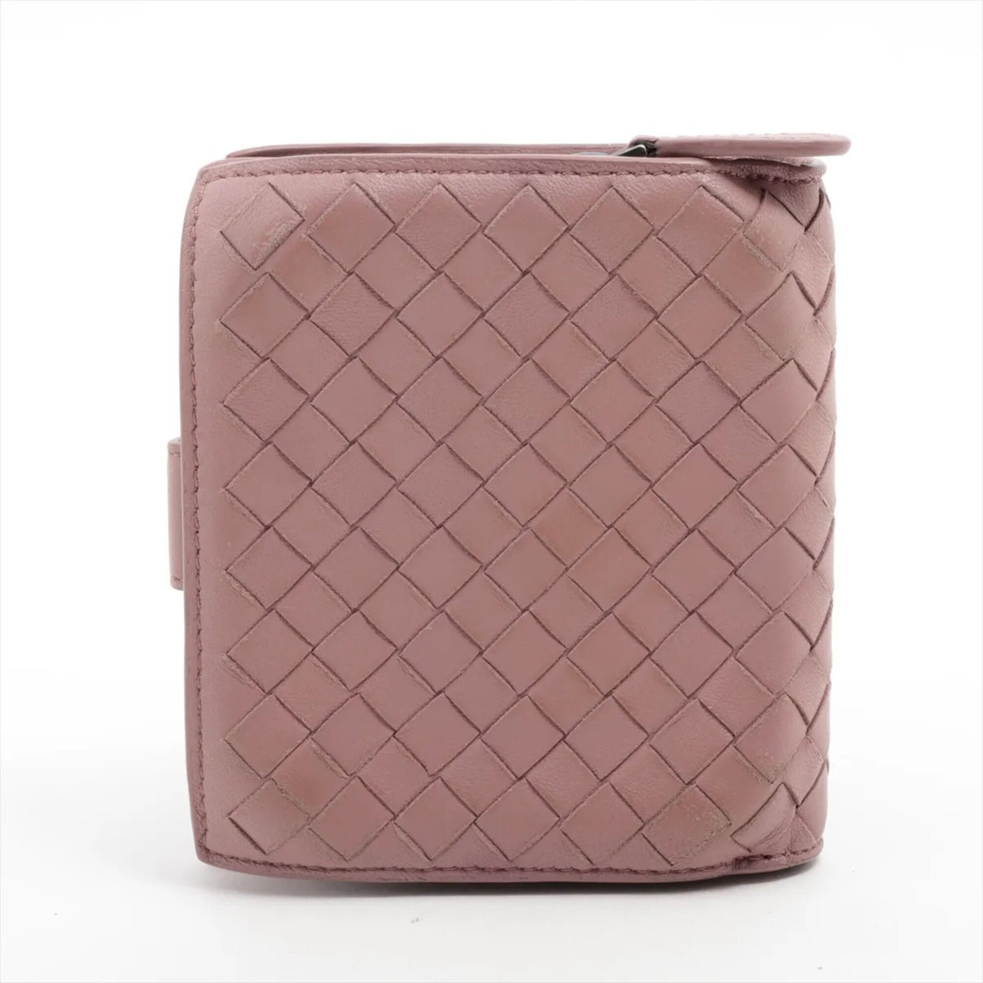 Bottega Veneta Pink Leather Wallet (Bi-Fold) (Pre-Owned)