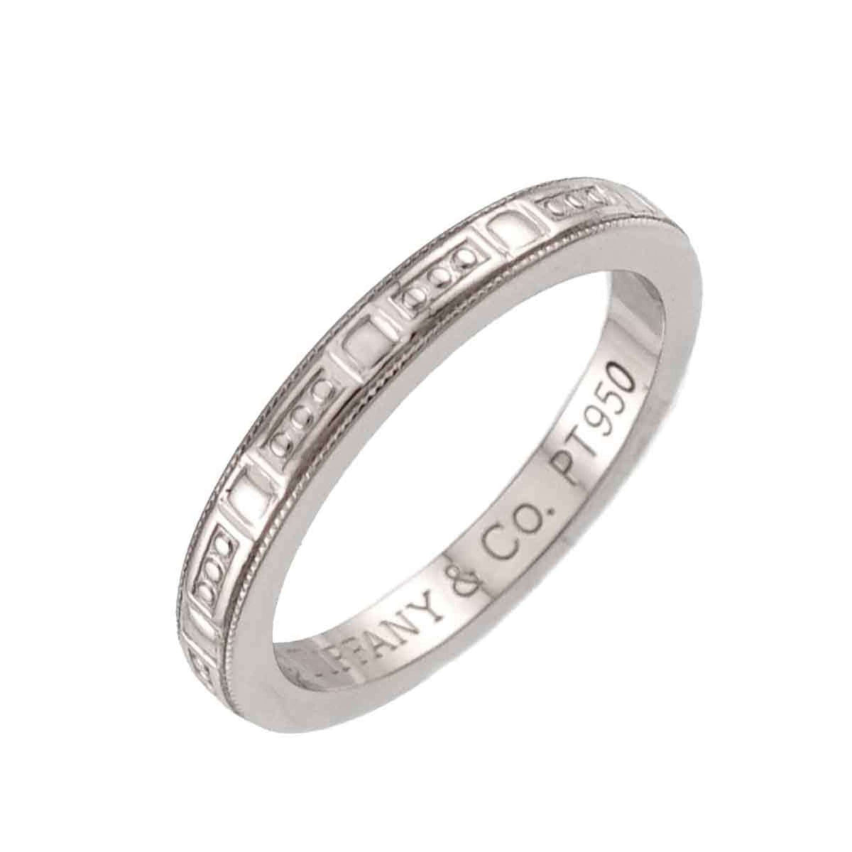 Tiffany Platinum 950 Band Ring (Pre-Owned)