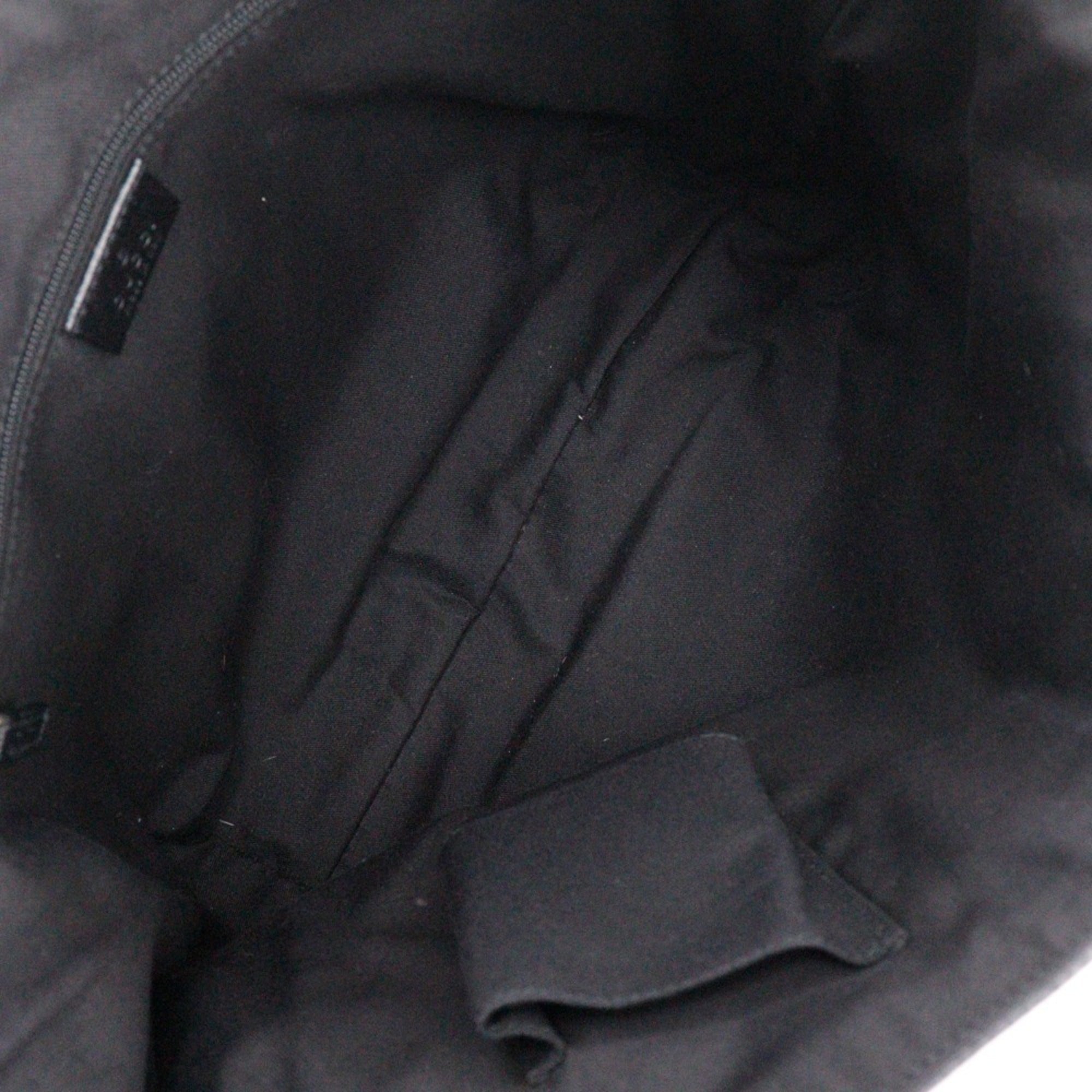 Gucci Black Gg Canvas Handbag Tote Bag (Pre-Owned)