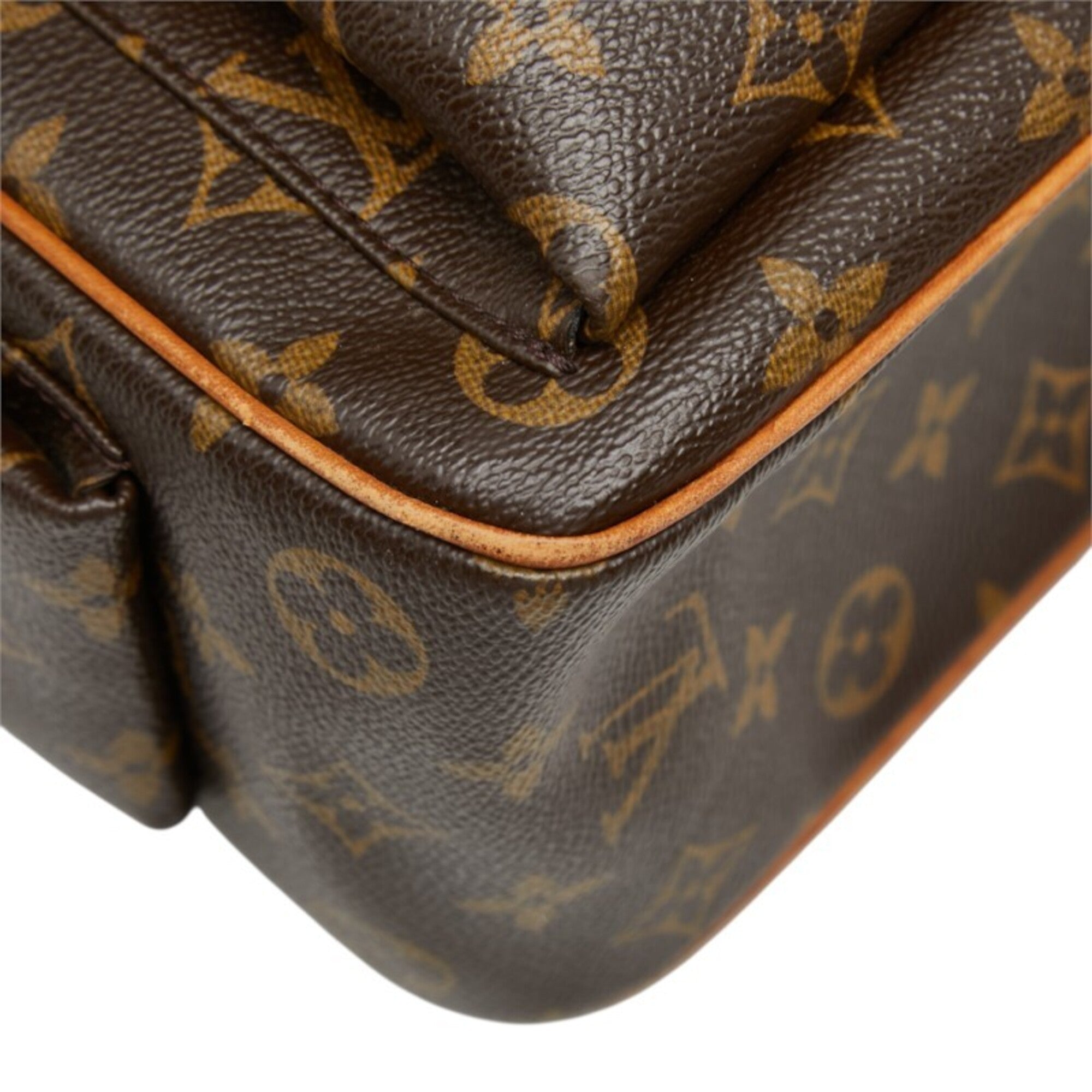 Louis Vuitton Brown Monogram Pvc Leather Shoulder Bag Tote Bag (Pre-Owned)