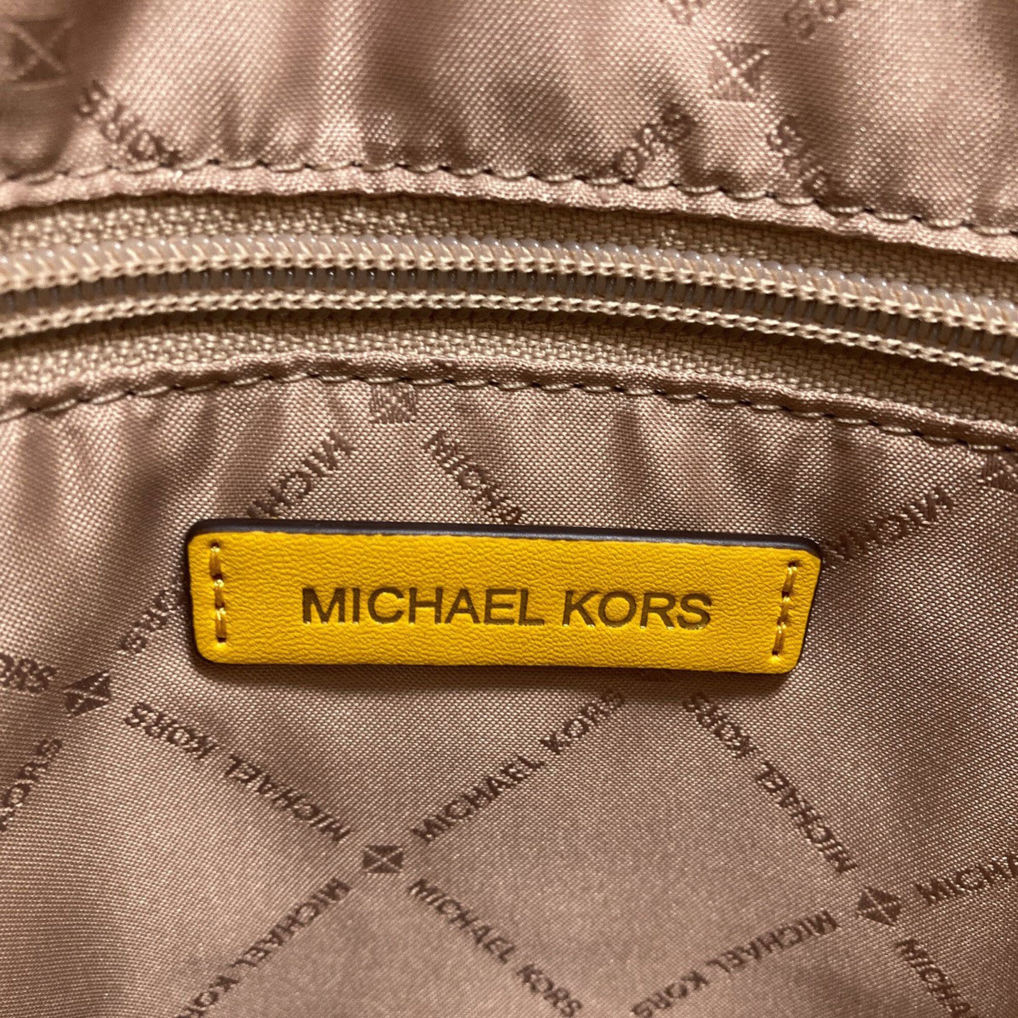 Michael Kors Yellow Leather Handbag (Pre-Owned)