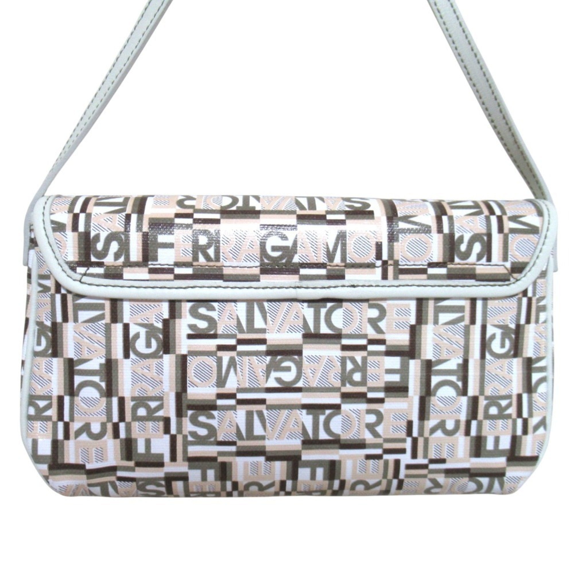 Salvatore Ferragamo Multi-Color Pvc Shoulder Bag (Pre-Owned)
