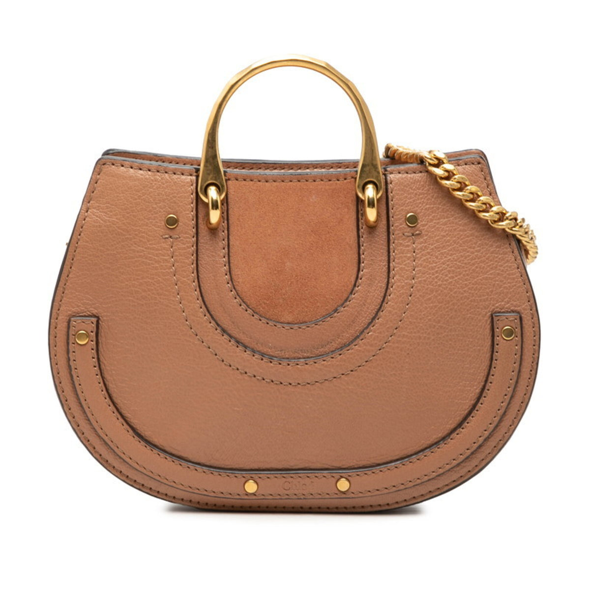 Chloé Brown Suede Leather Shoulder Bag (Pre-Owned)