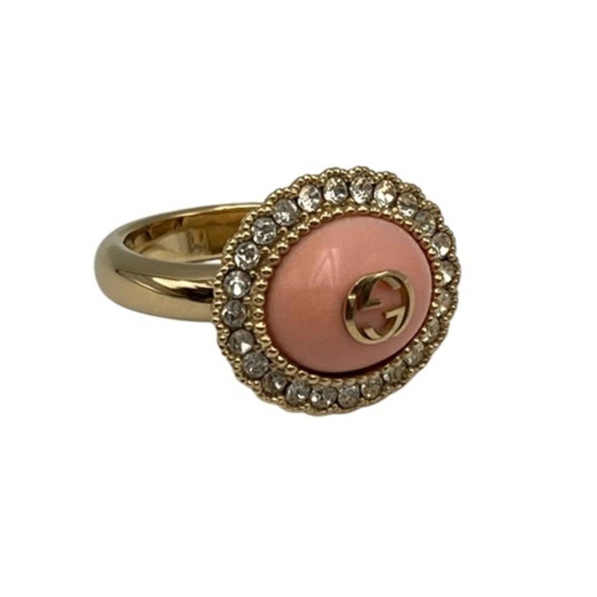 Gucci Pink Metal Band Ring (Pre-Owned)