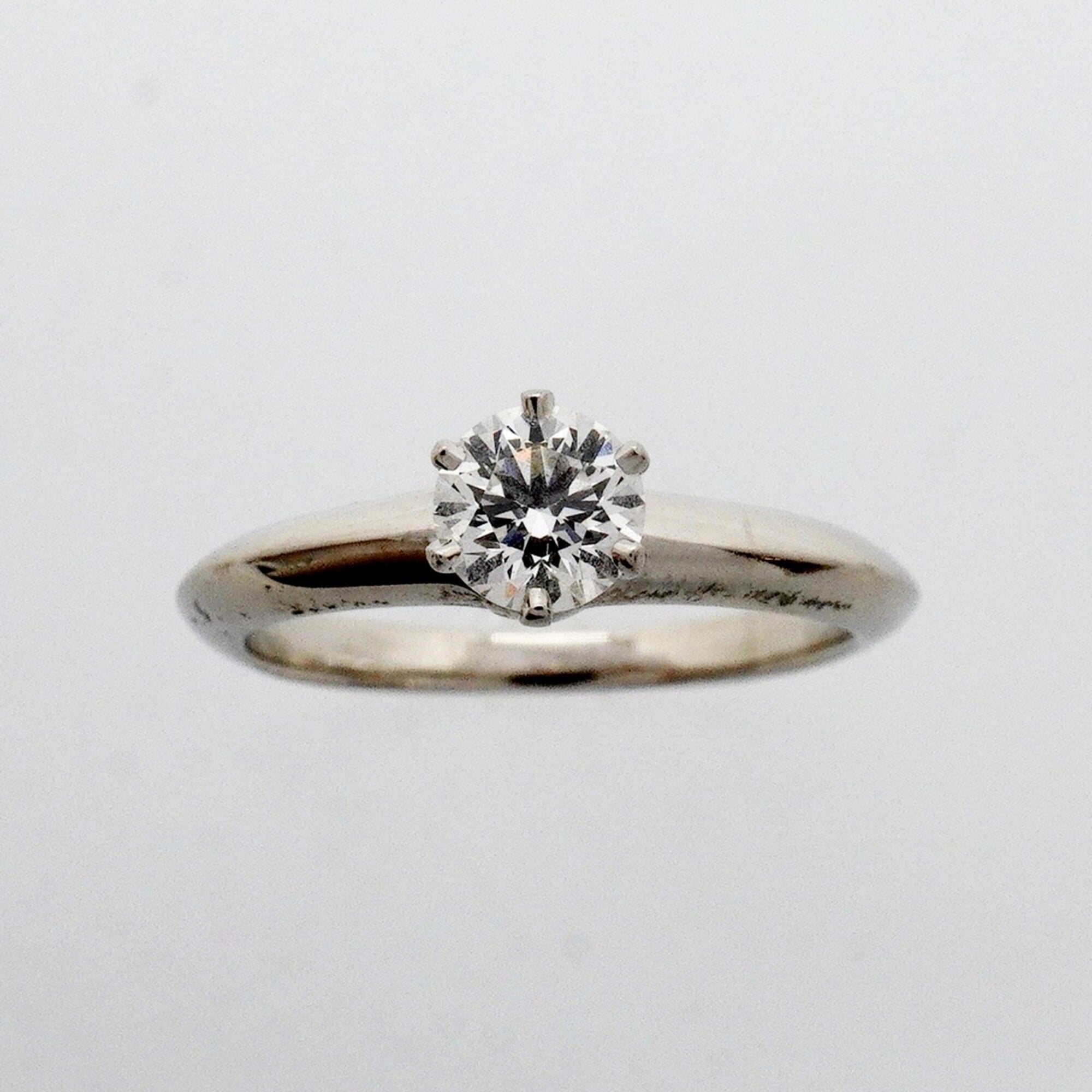 Tiffany Platinum 950 Band Ring (Pre-Owned)