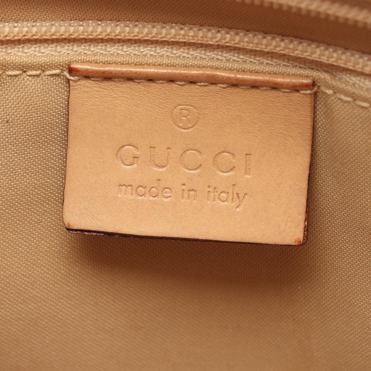 Gucci Pink Canvas Leather Handbag Shoulder Bag (Pre-Owned)