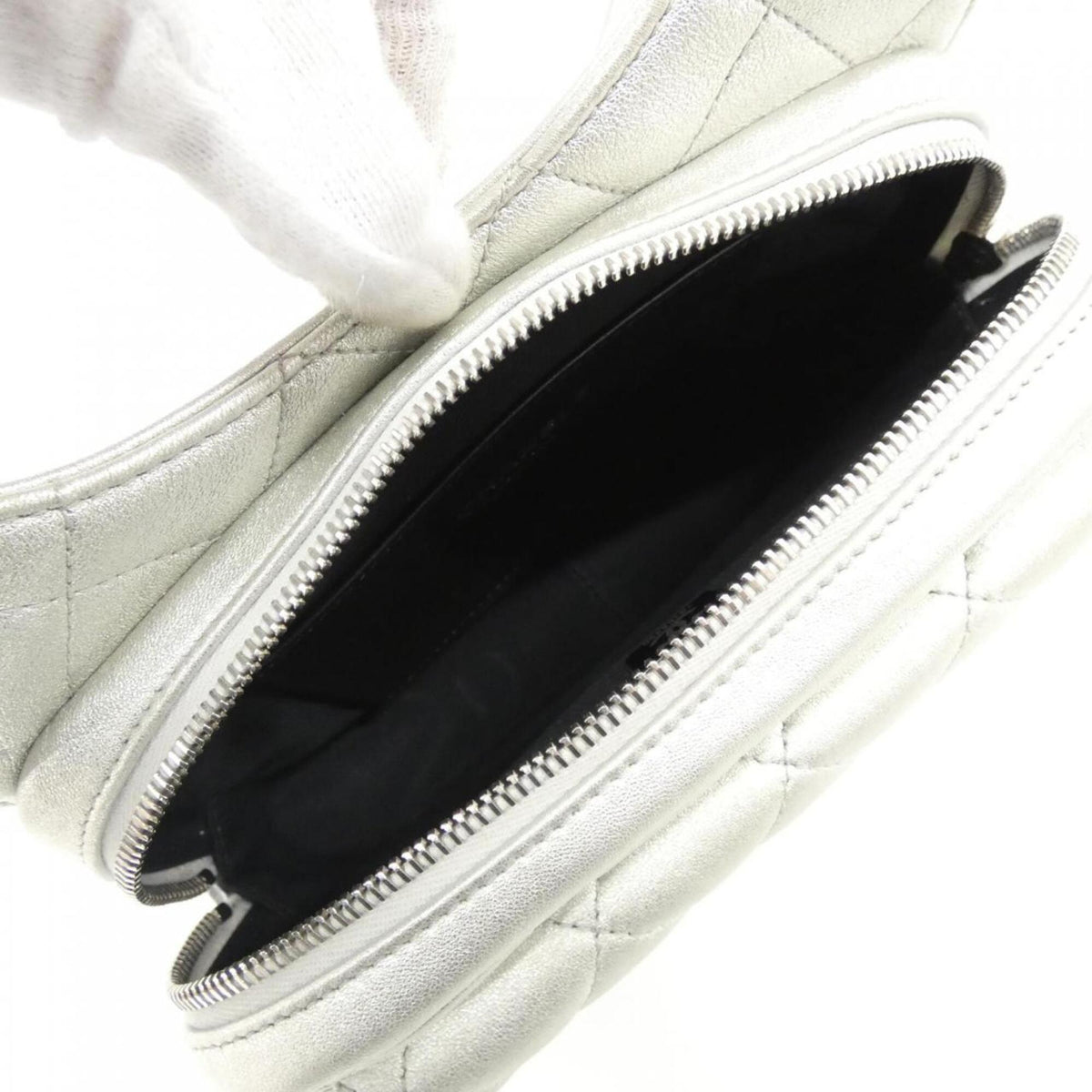Chanel Silver Backpack (Pre-Owned)