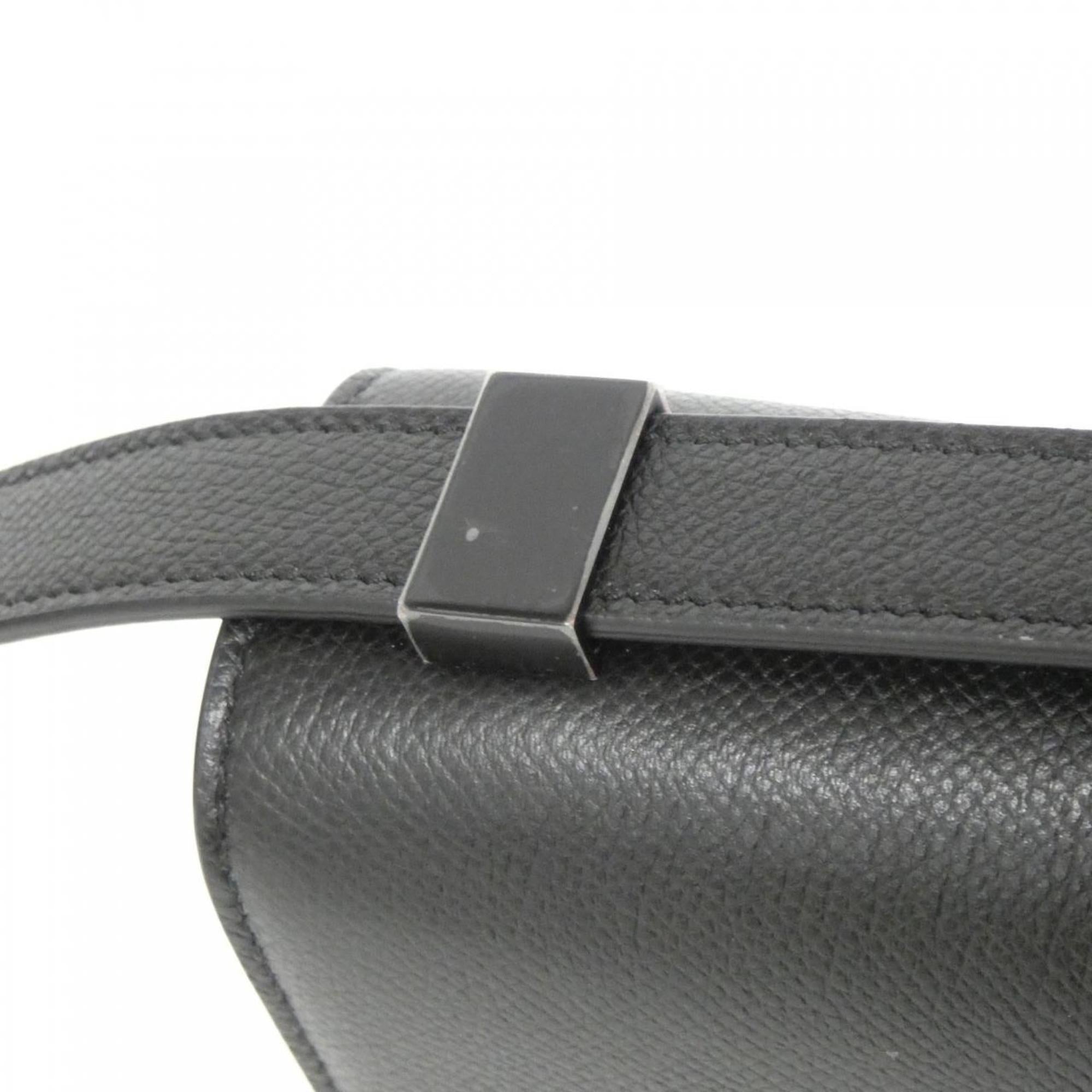 Christian Dior Black Leather Shoulder Bag (Pre-Owned)