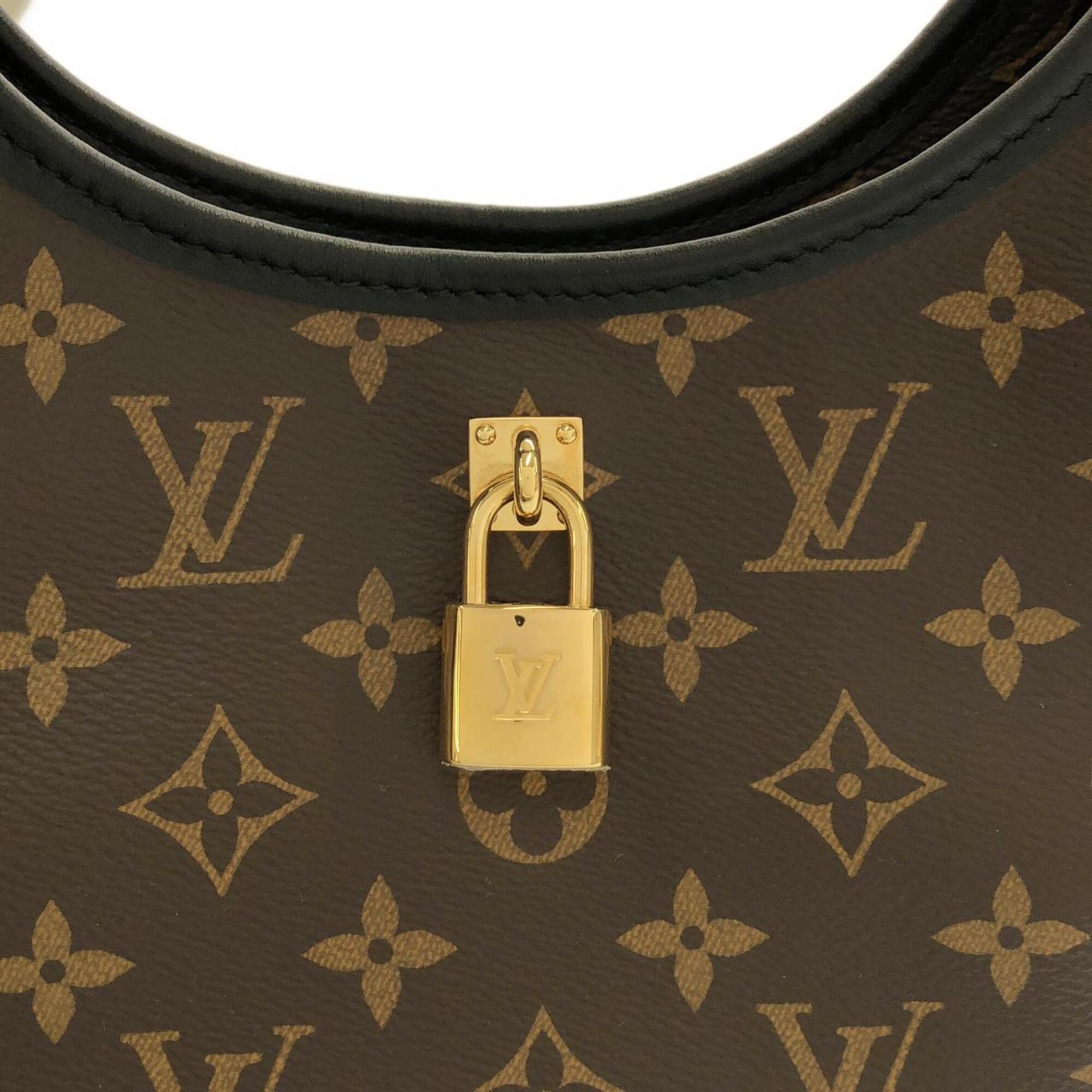 Louis Vuitton Black Marron Monogram Monogram Coated Canvas Shoulder Bag (Pre-Owned)