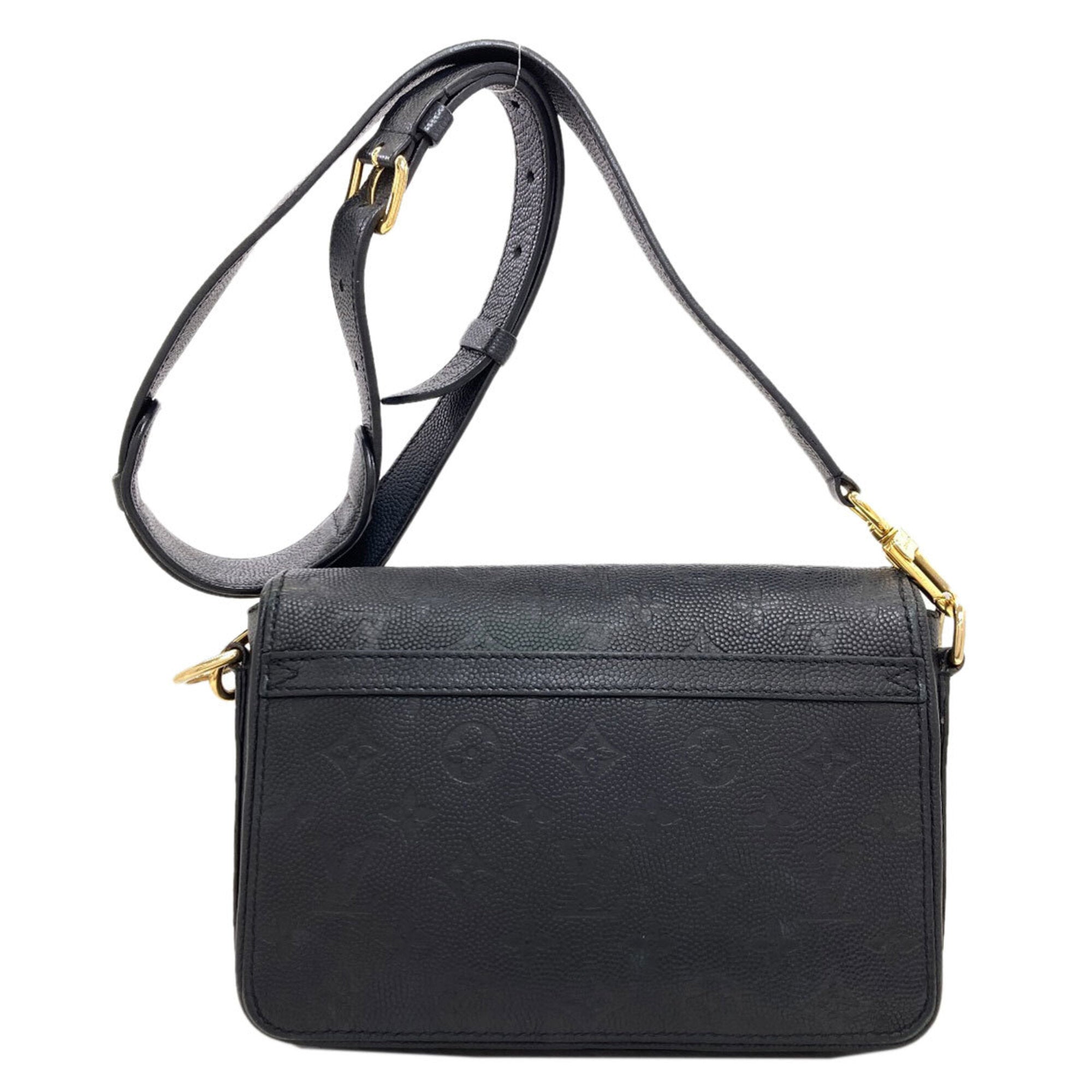 Louis Vuitton Empreinte Black Messenger Bag Shoulder Bag (Pre-Owned)
