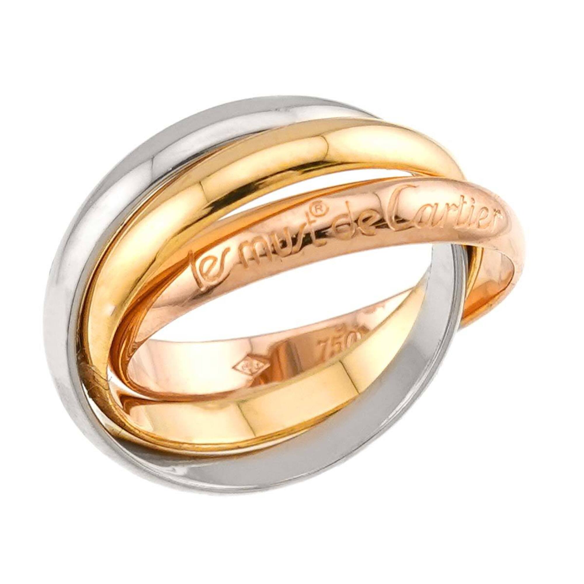 Cartier Yellow Gold (18K) Pink Gold (18K) White Gold (18K) Band Ring (Pre-Owned)