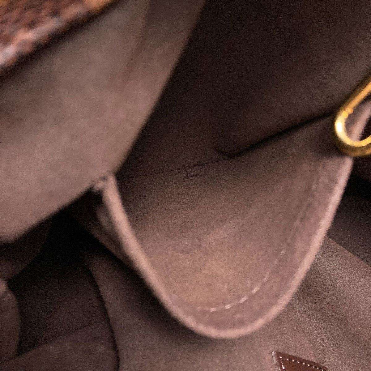 Louis Vuitton Brown Damier Canvas Ebene Damier Canvas Handbag (Pre-Owned)