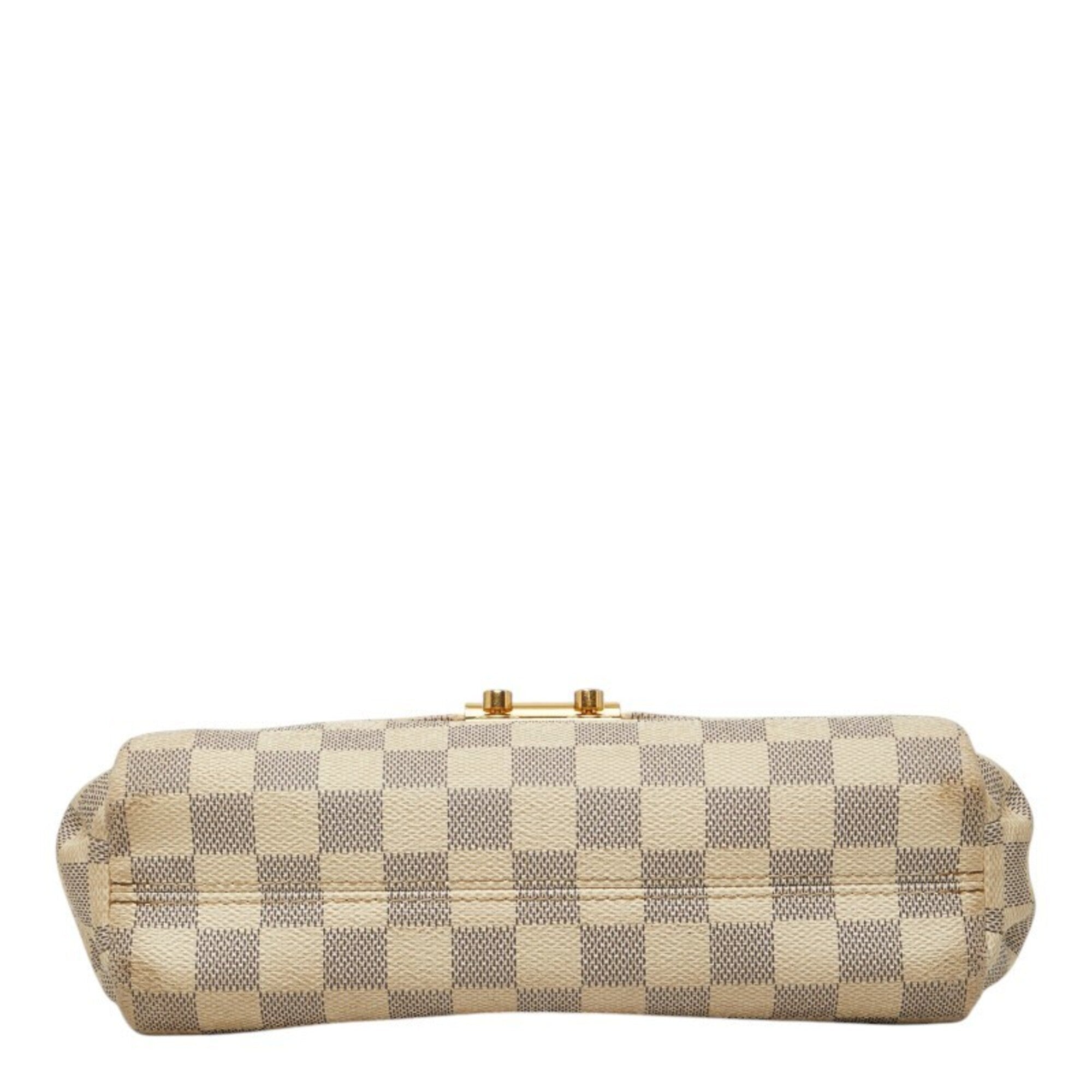 Louis Vuitton White Pvc Leather Handbag Shoulder Bag (Pre-Owned)