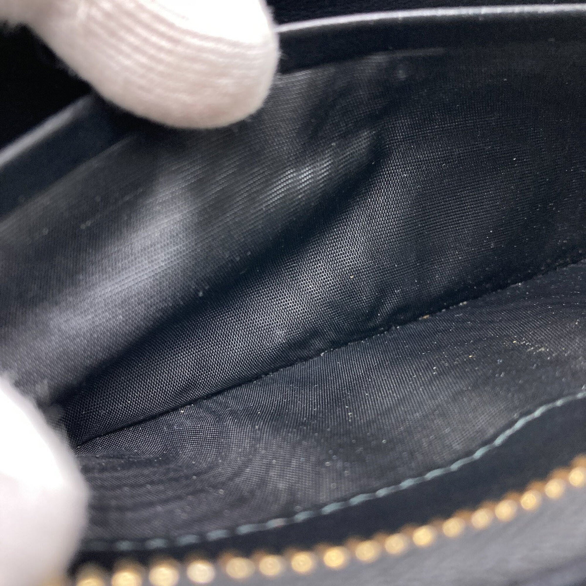 Miu Miu Black Leather Long Wallet (Bi-Fold) (Pre-Owned)