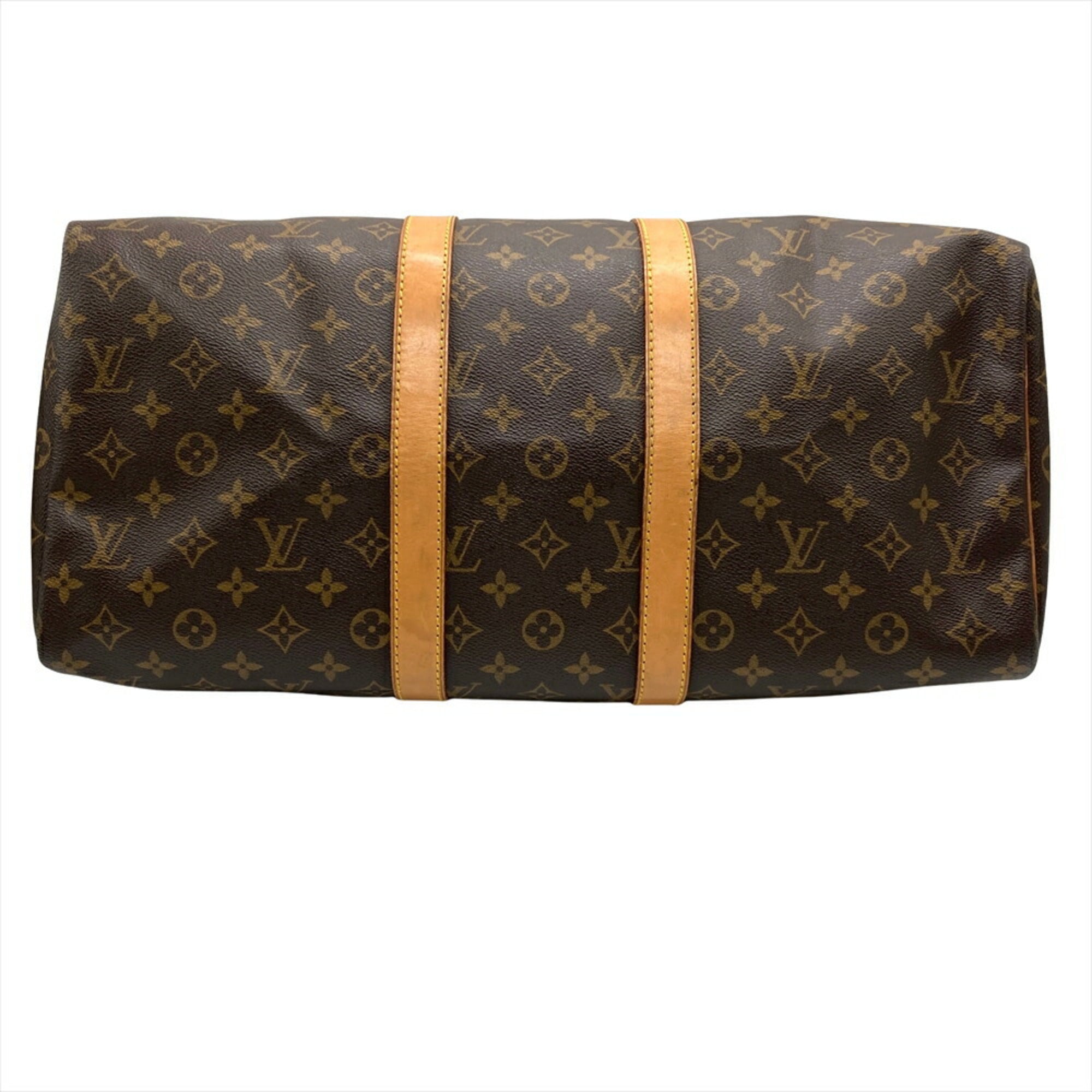 Louis Vuitton Brown Monogram Canvas Boston Bag (Pre-Owned)