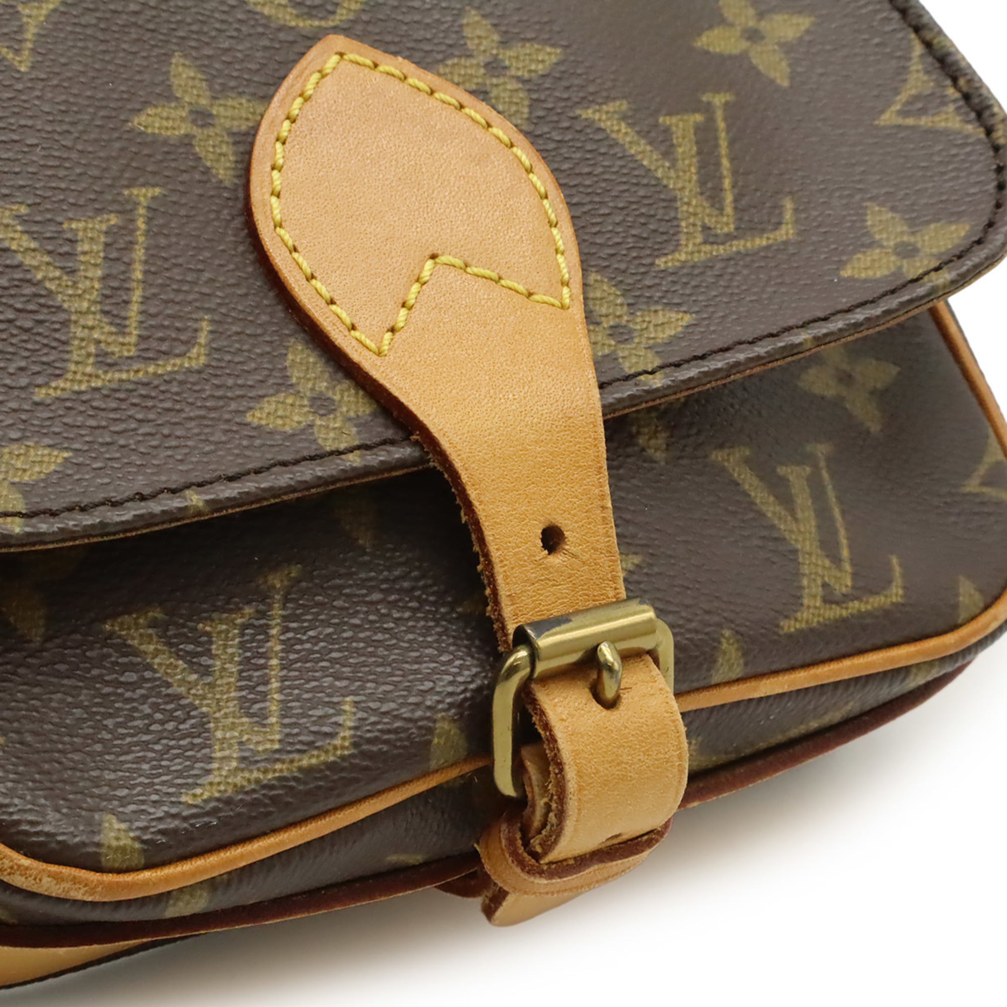 Louis Vuitton Brown Monogram Canvas Pochette Shoulder Bag (Pre-Owned)