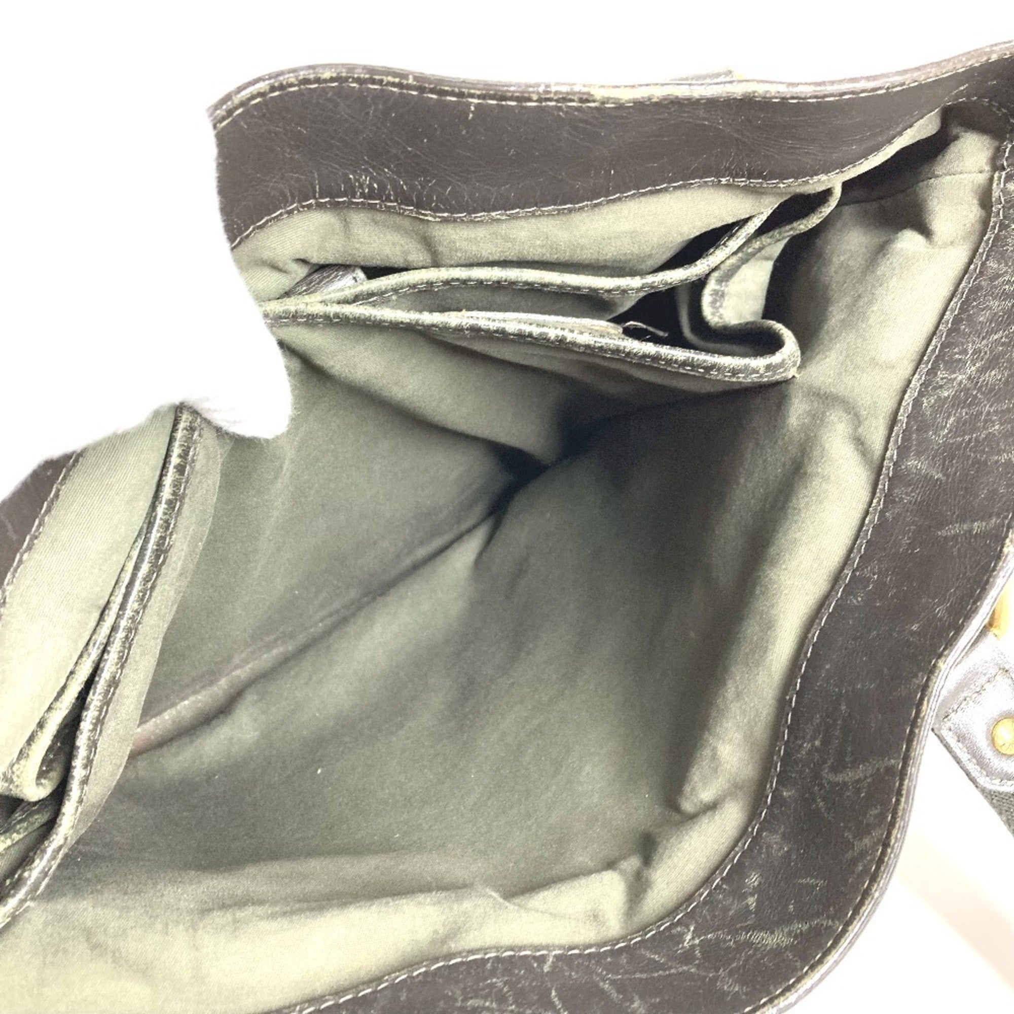Louis Vuitton Khaki Monogram Mini Shoulder Bag Tote Bag (Pre-Owned)