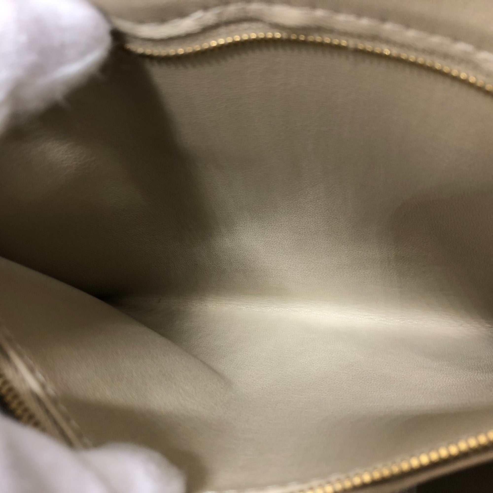 Louis Vuitton Monogram Beige Gold Brown Galle White Canvas Monogram Handbag Tote Bag (Pre-Owned)