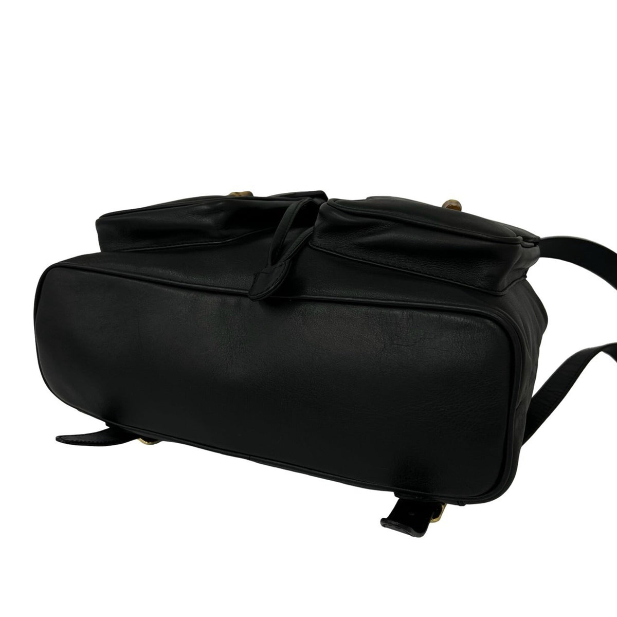 Gucci Black Leather Backpack (Pre-Owned)