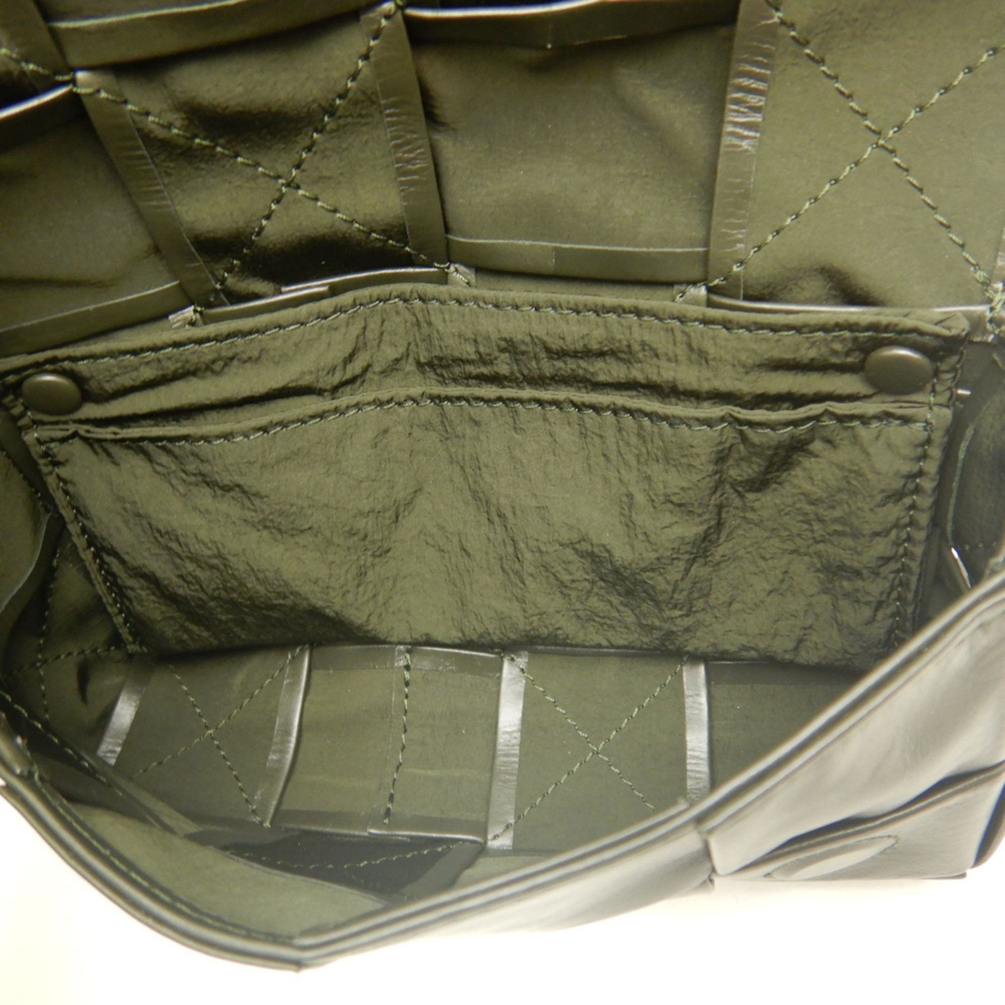 Bottega Veneta Khaki Leather Fanny Pack (Pre-Owned)