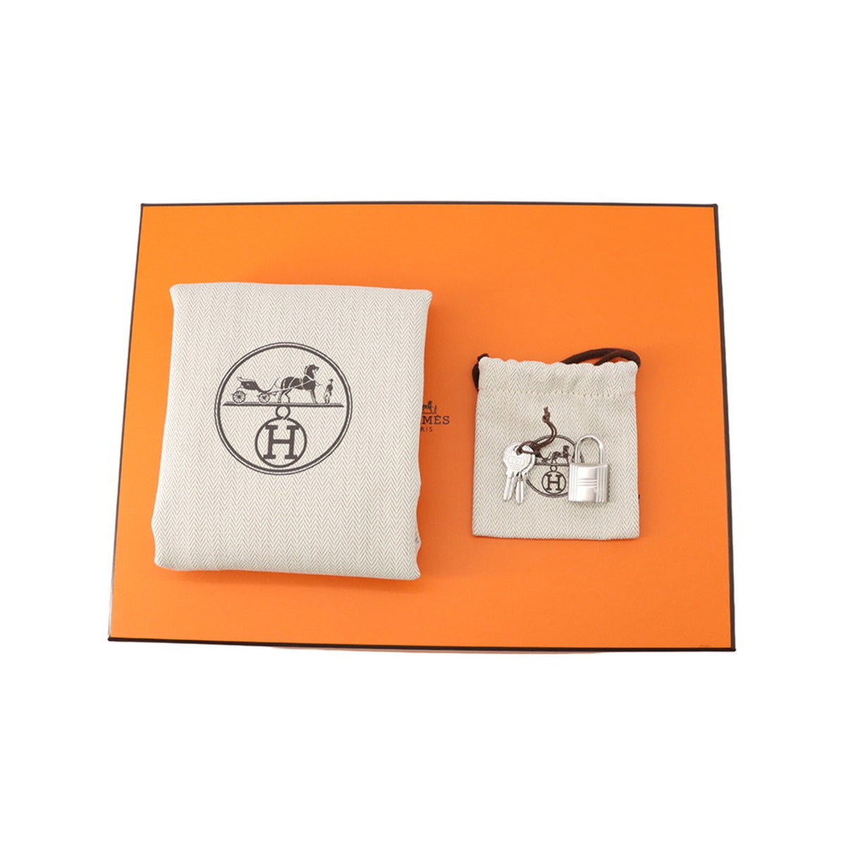 Hermes Ivory Taurillon Clemence Leather Handbag Tote Bag