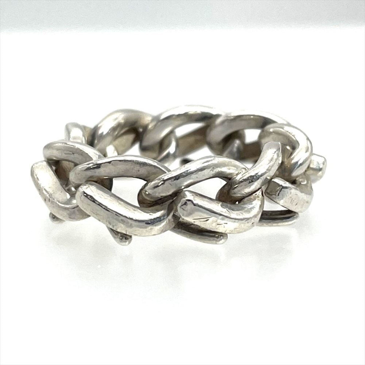 Tiffany Silver Silver 925 Band Ring (Pre-Owned)