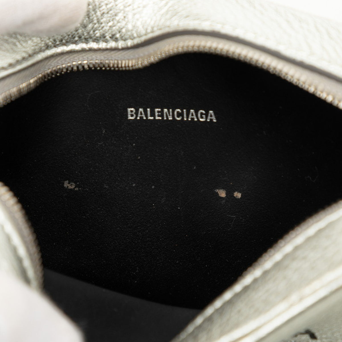 Balenciaga Silver Leather Shoulder Bag (Pre-Owned)