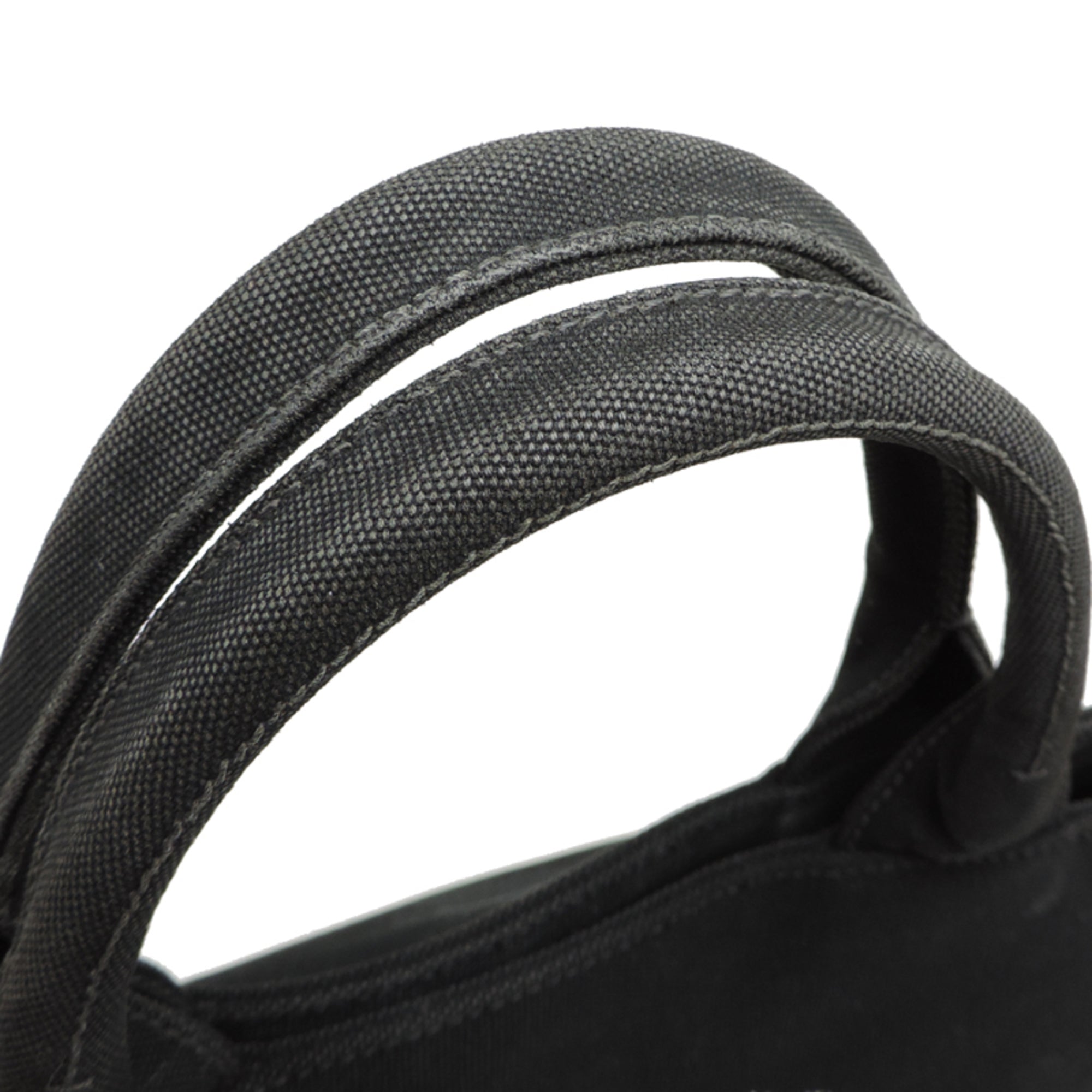 Prada Black Nero Canvas Handbag Pouch (Pre-Owned)