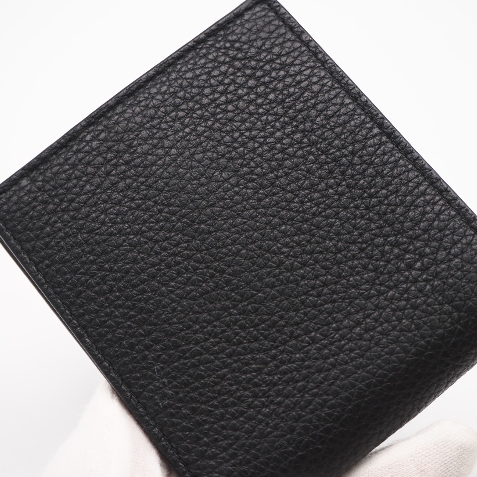 Prada Black Leather Wallet (Bi-Fold) (Pre-Owned)
