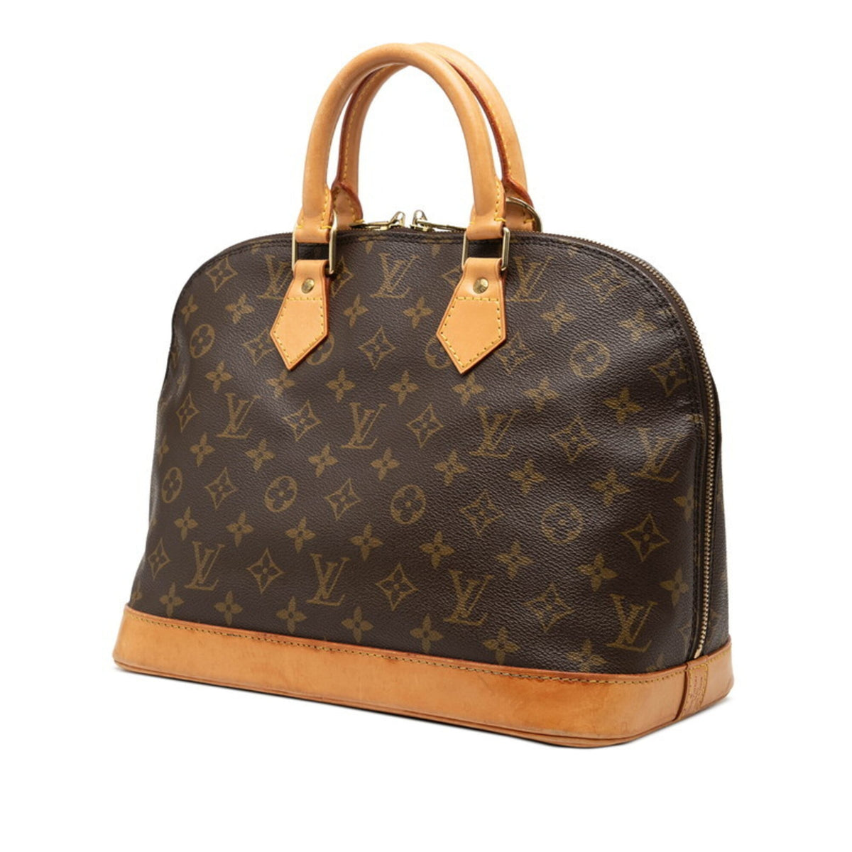 Louis Vuitton Brown Pvc Leather Handbag Shoulder Bag (Pre-Owned)