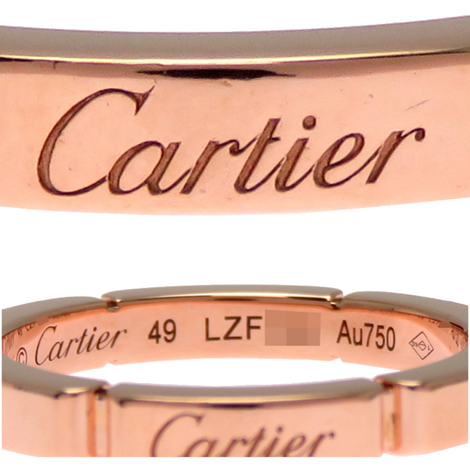 Cartier Pink Gold (18K) Band Ring (Pre-Owned)