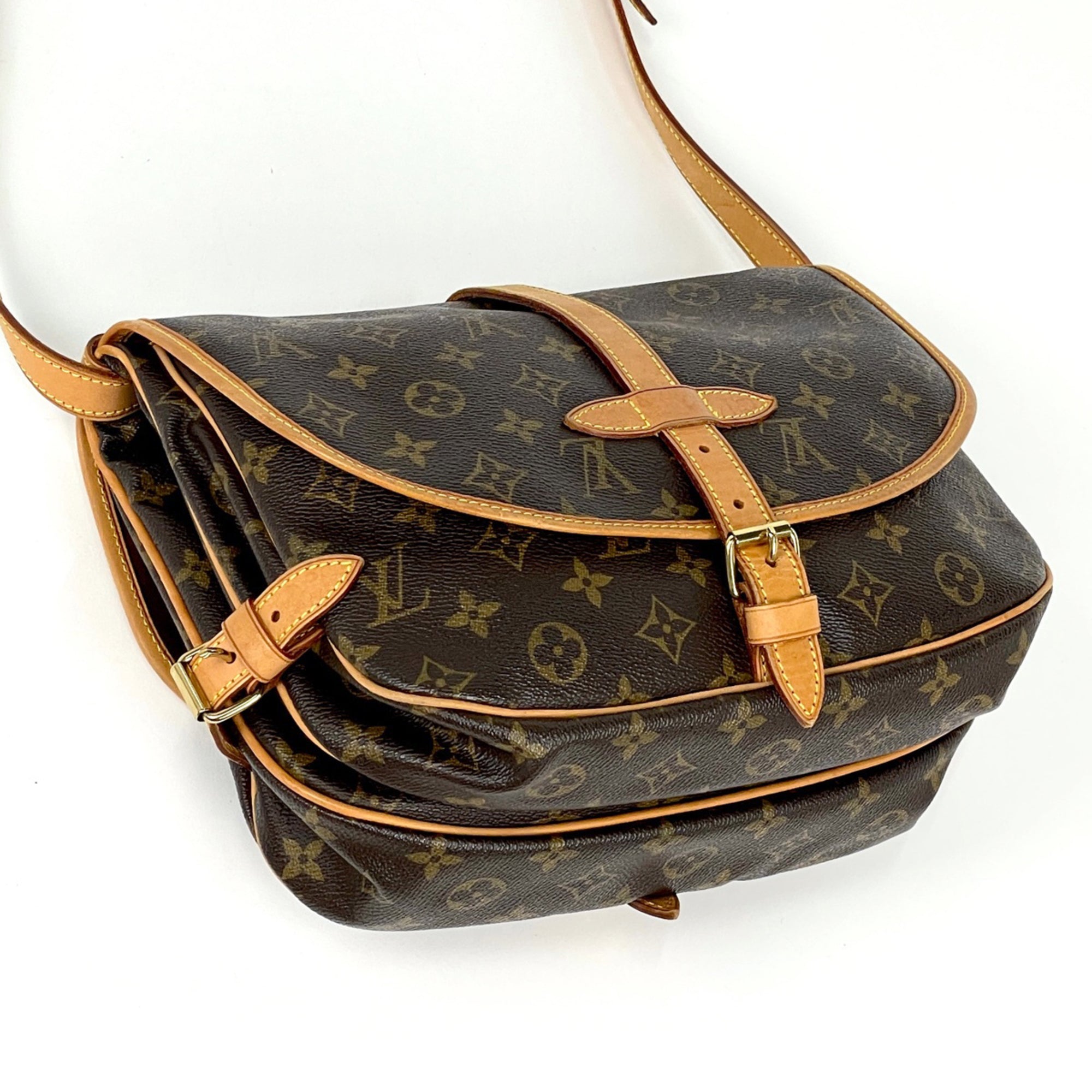 Louis Vuitton Monogram Brown Monogram Shoulder Bag (Pre-Owned)