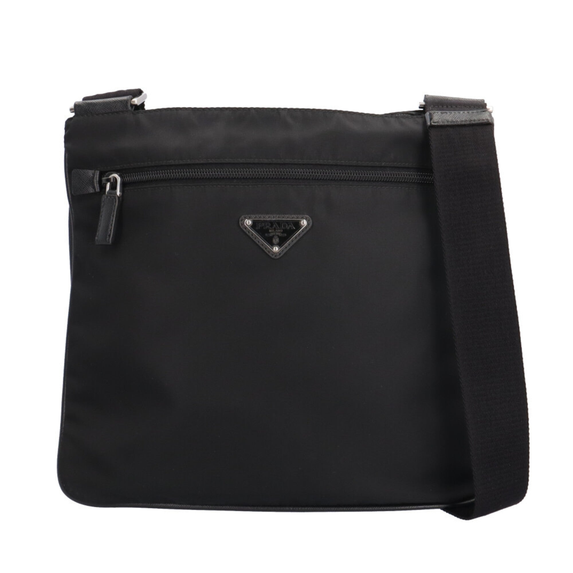 Prada Black Nylon Shoulder Bag (Pre-Owned)