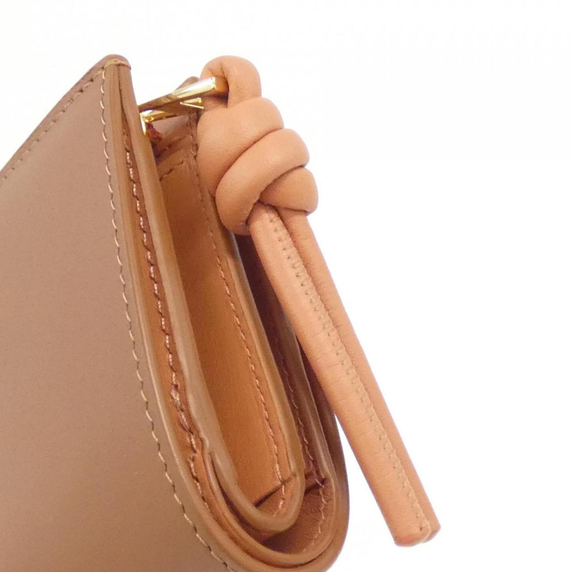 Loewe Brown Leather Wallet (Tri-Fold) (Pre-Owned)