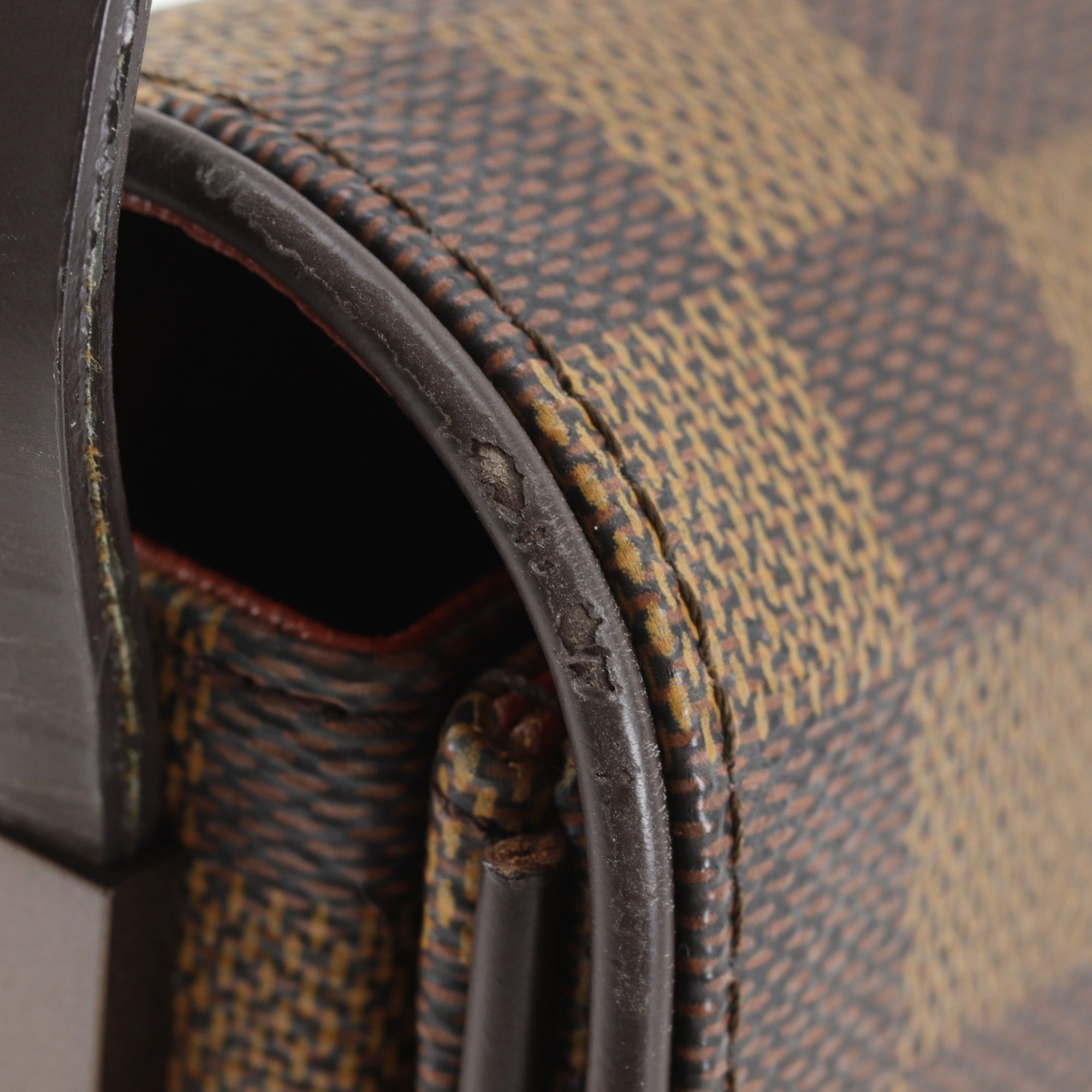 Louis Vuitton Damier Brown Damier Canvas Shoulder Bag (Pre-Owned)