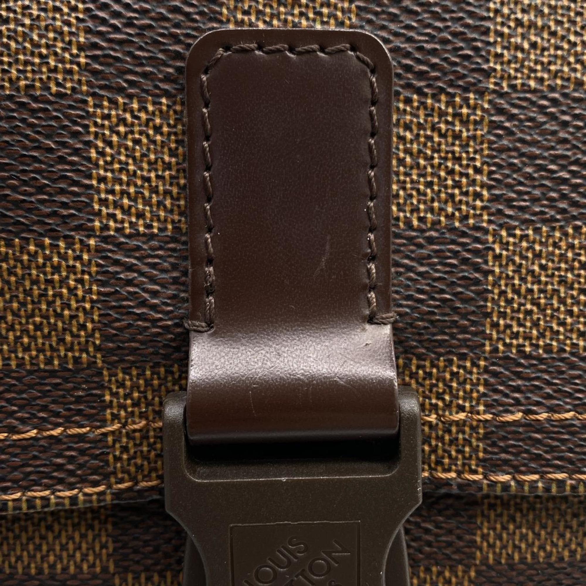 Louis Vuitton Ebene Coated Canvas Pochette Shoulder Bag (Pre-Owned)