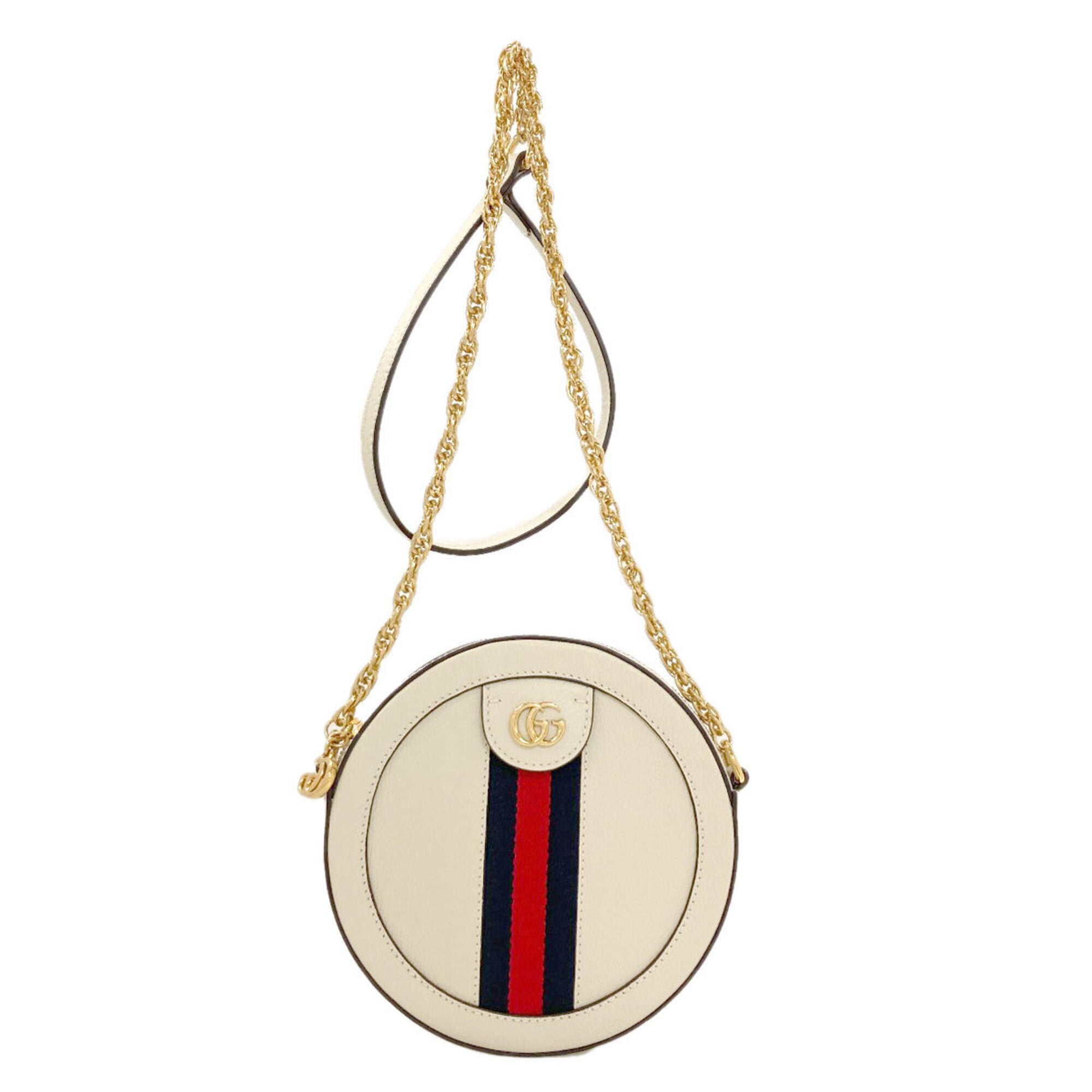 Gucci White Leather Shoulder Bag (Pre-Owned)