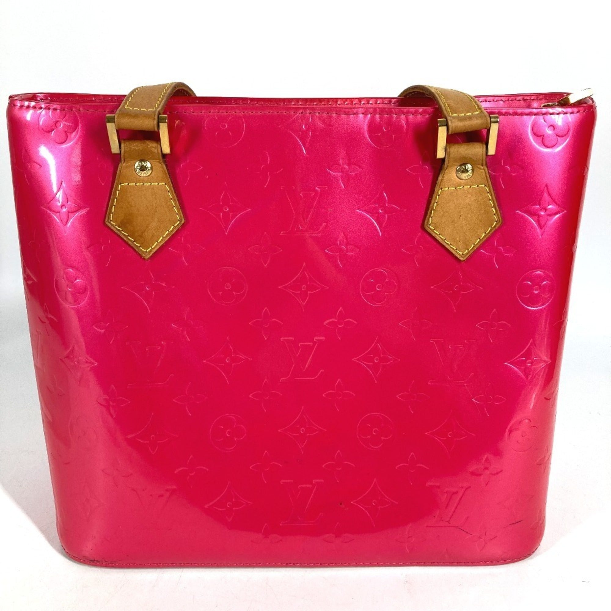 Louis Vuitton Fuchsia Pink Galle Pink Monogram Vernis Handbag Shoulder Bag Tote Bag (Pre-Owned)