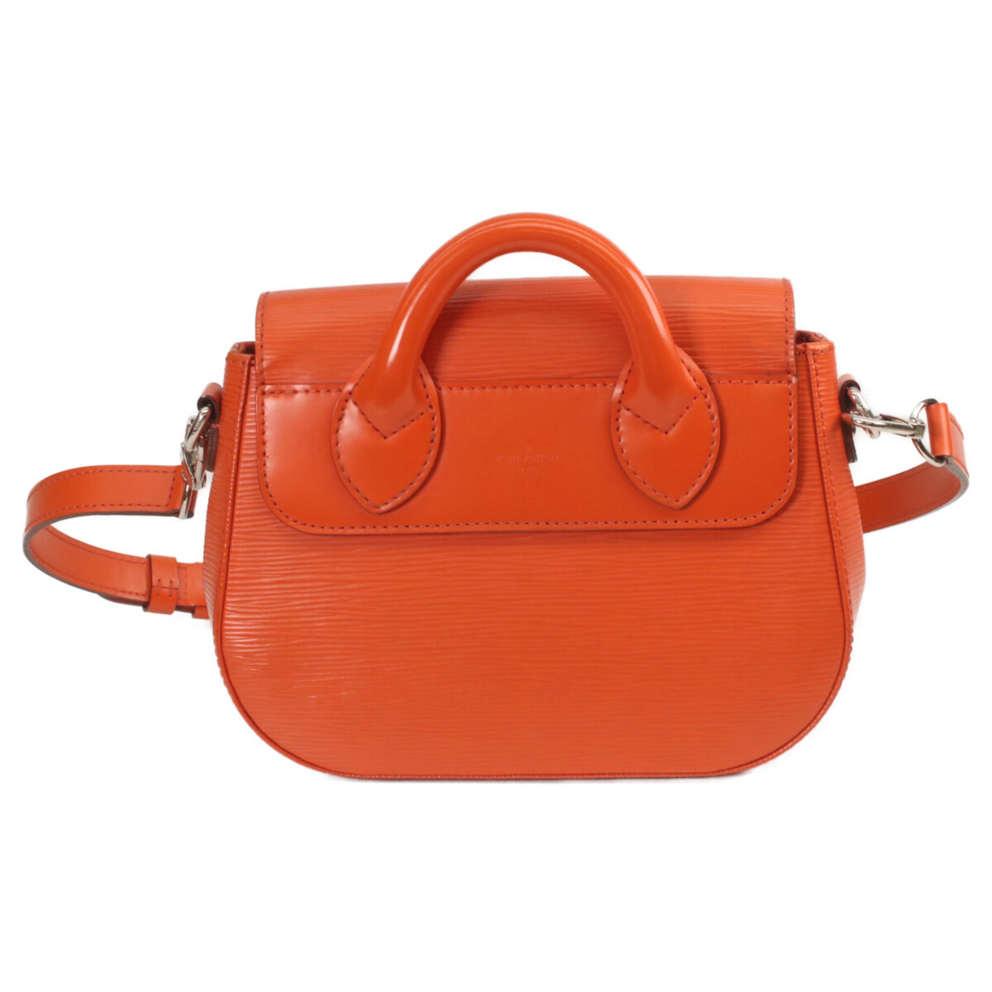 Louis Vuitton Orange Epi Leather Shoulder Bag (Pre-Owned)