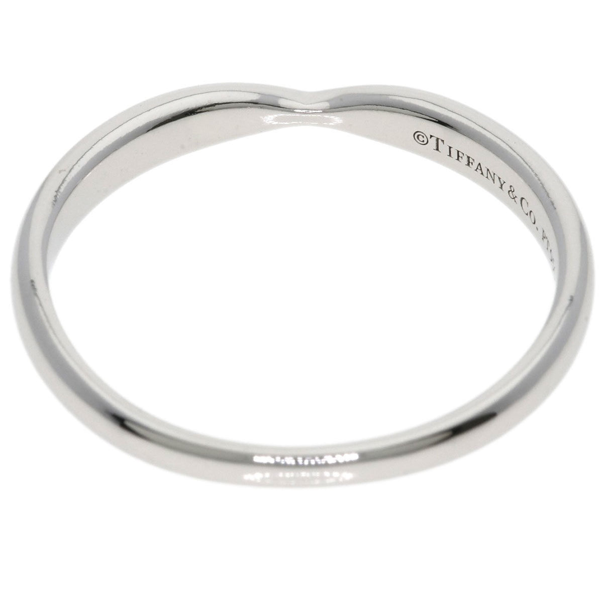 Tiffany Platinum 950 Band Ring (Pre-Owned)