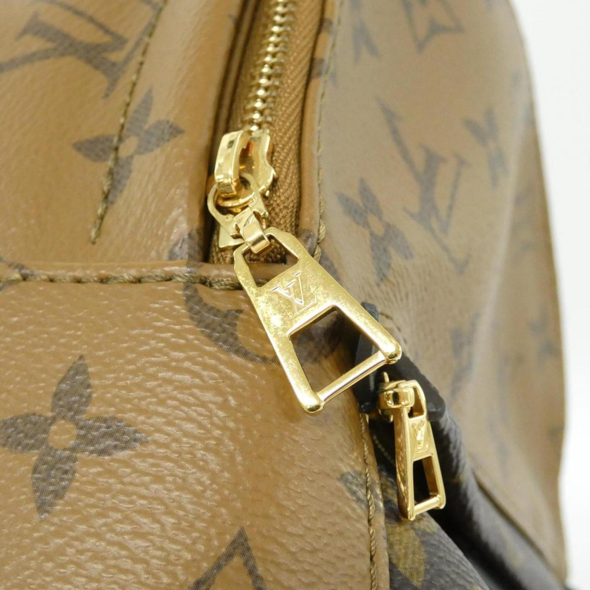 Louis Vuitton Marron Monogram Reverse Coated Canvas Backpack (Pre-Owned)