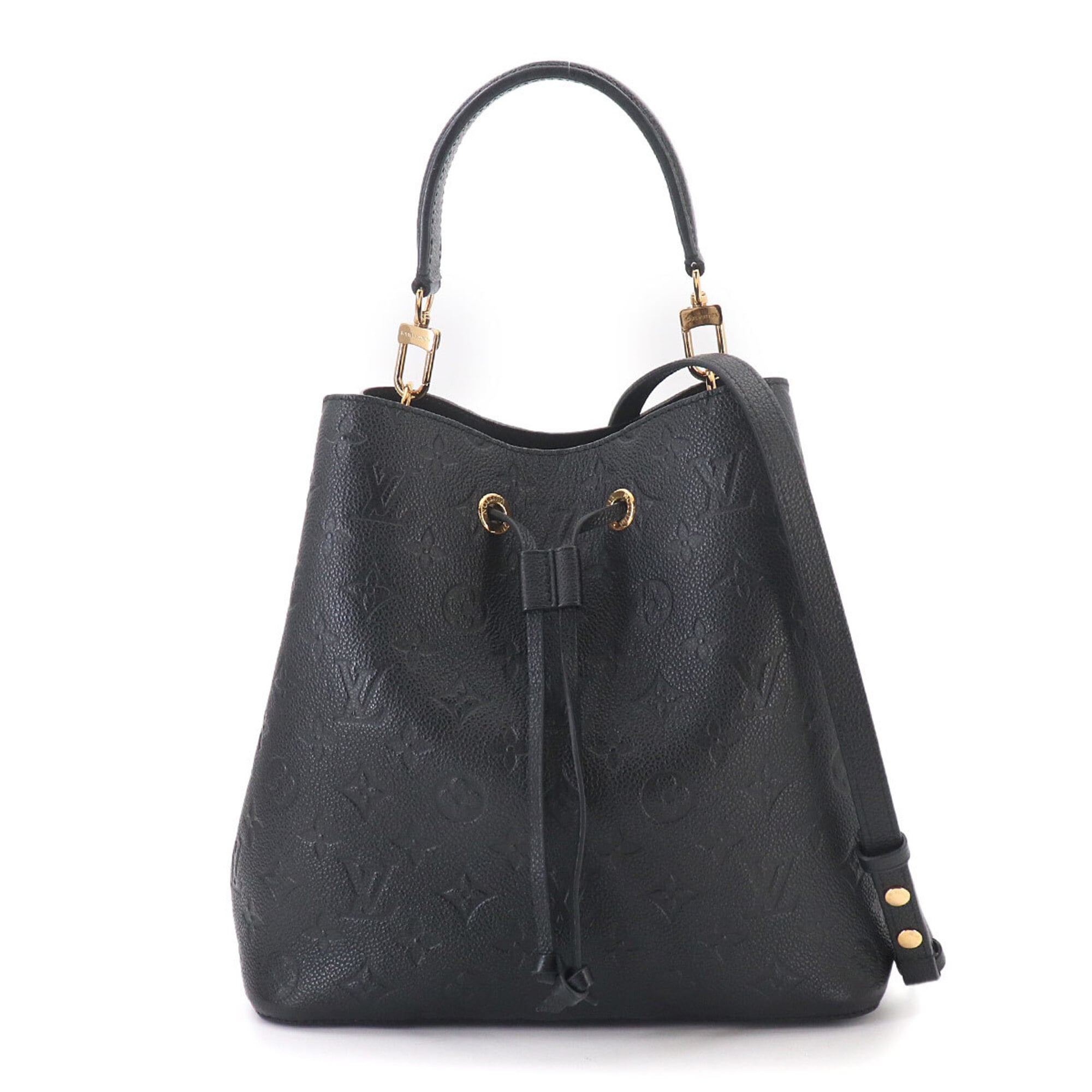 Louis Vuitton Black Monogram Empreinte Handbag Shoulder Bag (Pre-Owned)