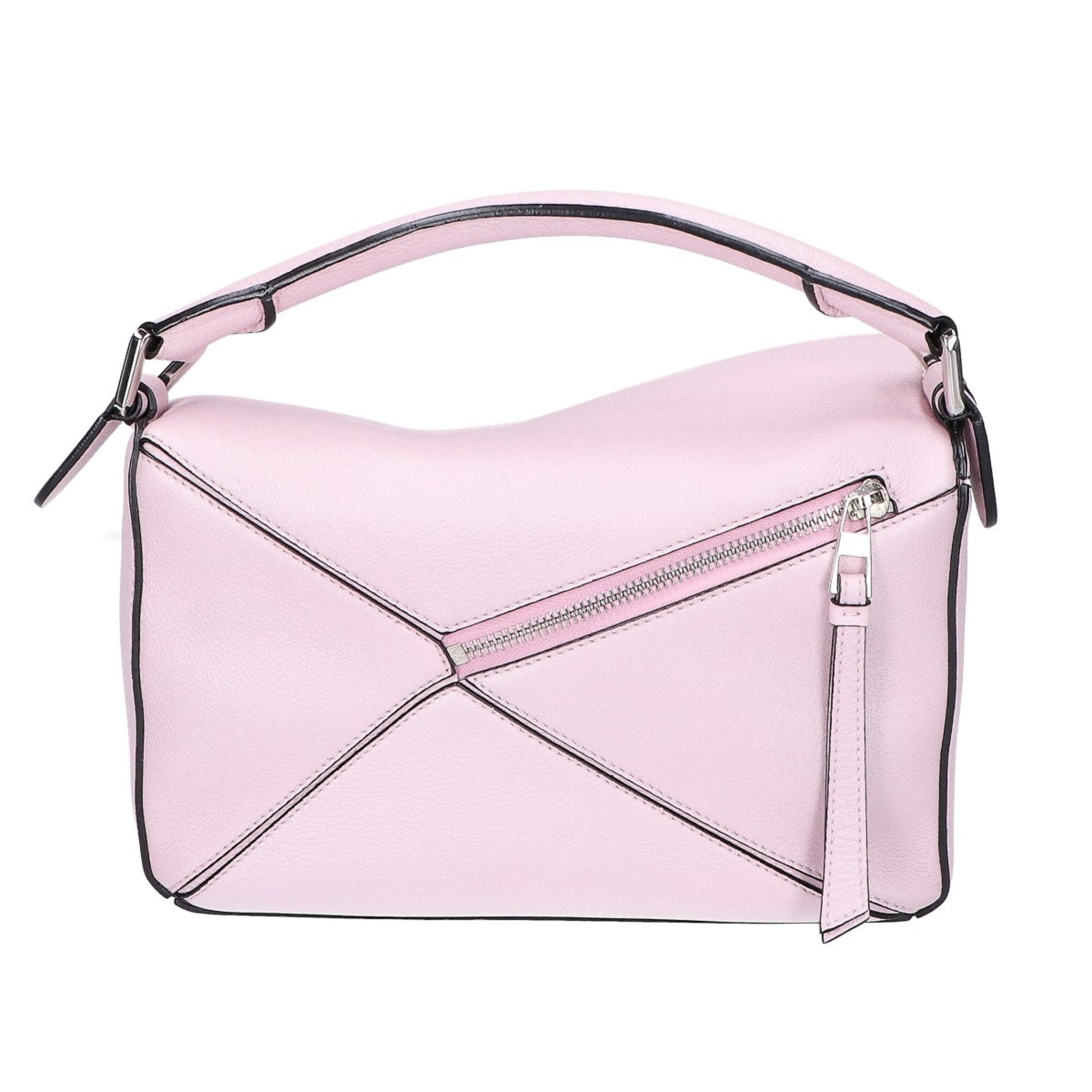 Loewe Pink Leather Handbag Shoulder Bag (Pre-Owned)