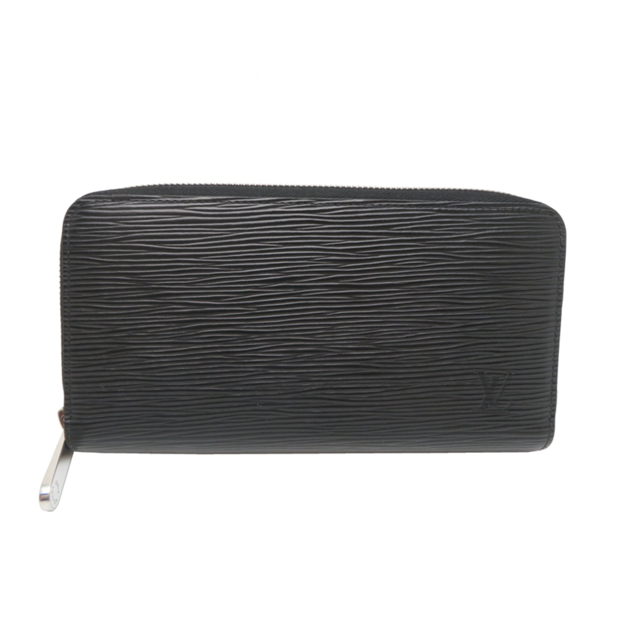 Louis Vuitton Black Noir Epi Leather Long Wallet (Bi-Fold) (Pre-Owned)