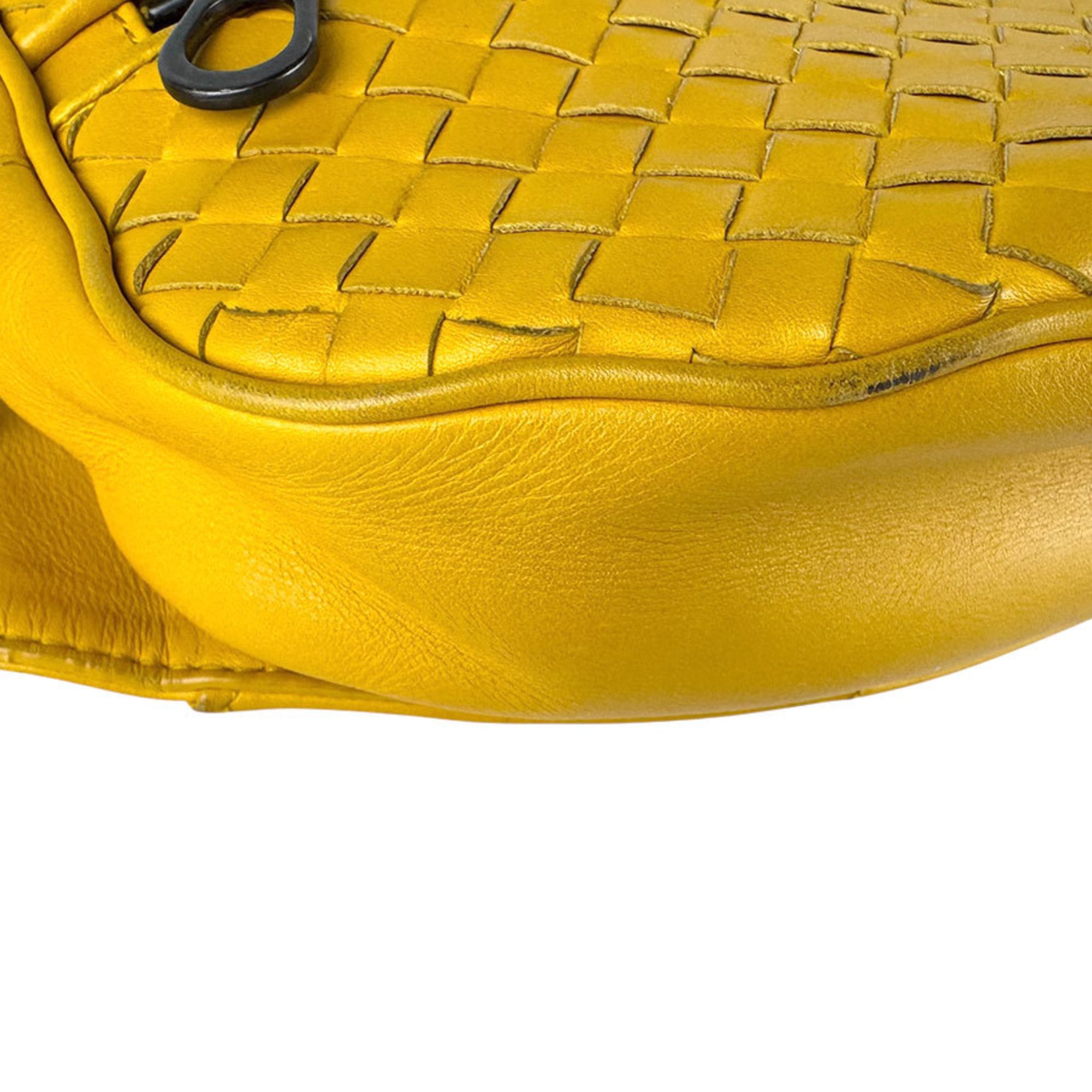 Bottega Veneta Yellow Leather Fanny Pack (Pre-Owned)
