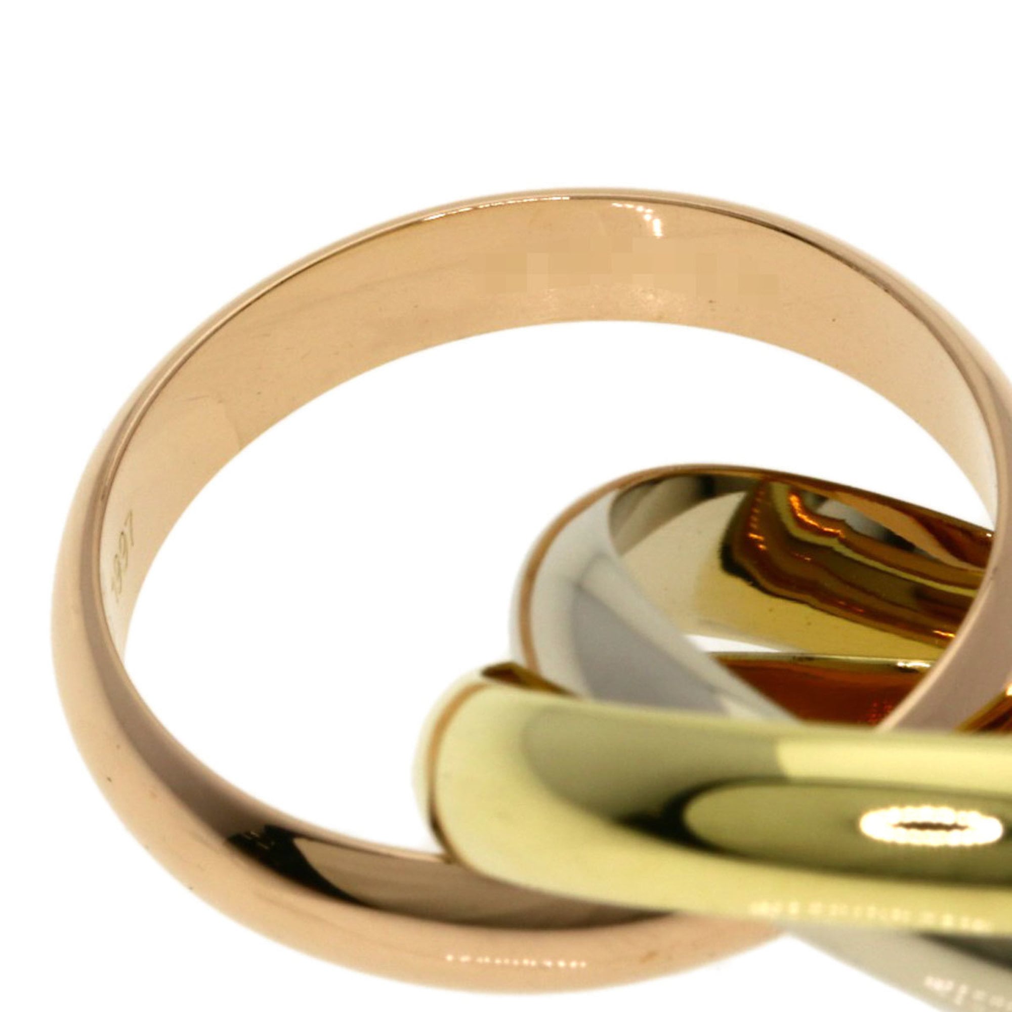 Cartier Trinity Yellow Gold (18K) Pink Gold (18K) White Gold (18K) Band Ring (Pre-Owned)