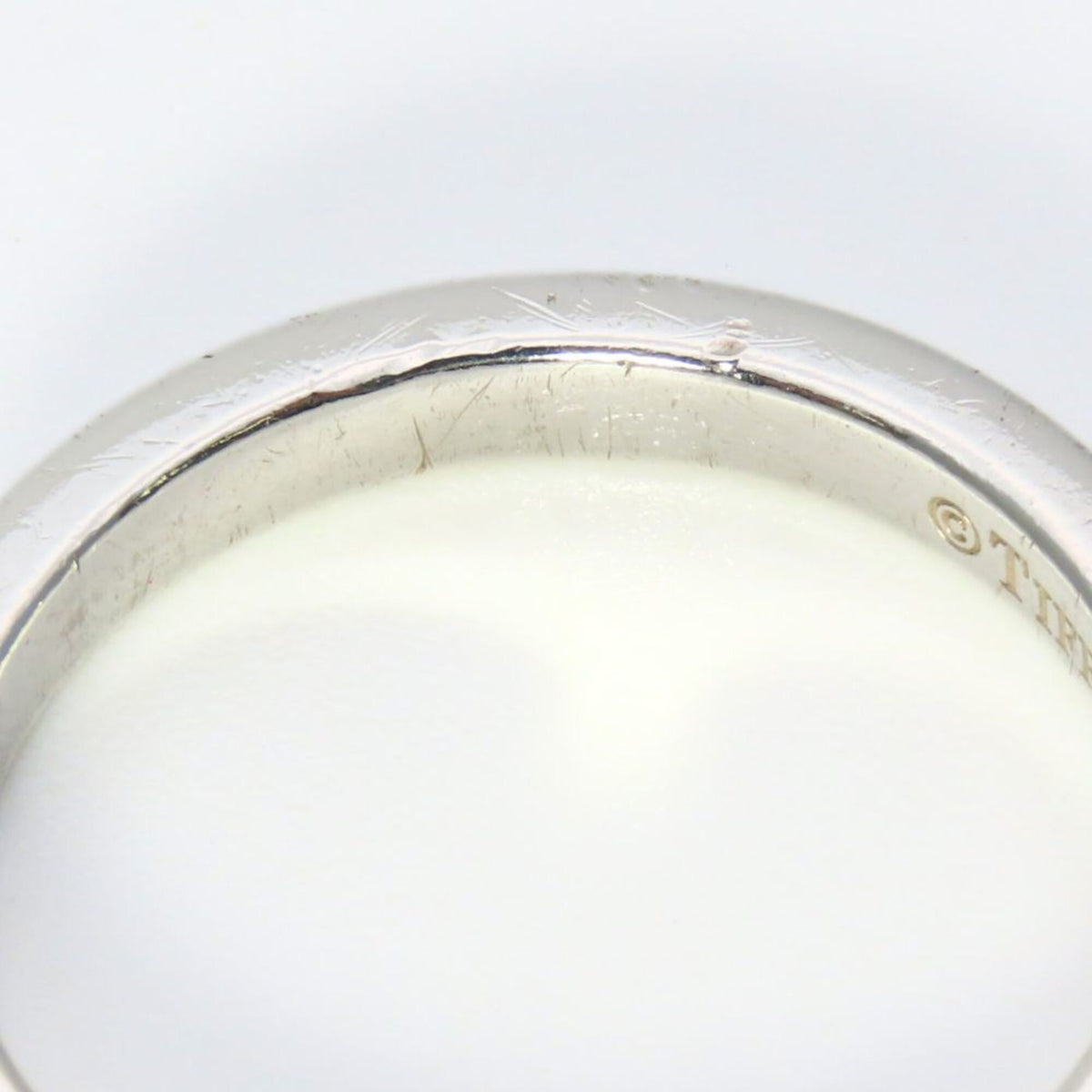 Tiffany Silver Silver 925 Band Ring (Pre-Owned)