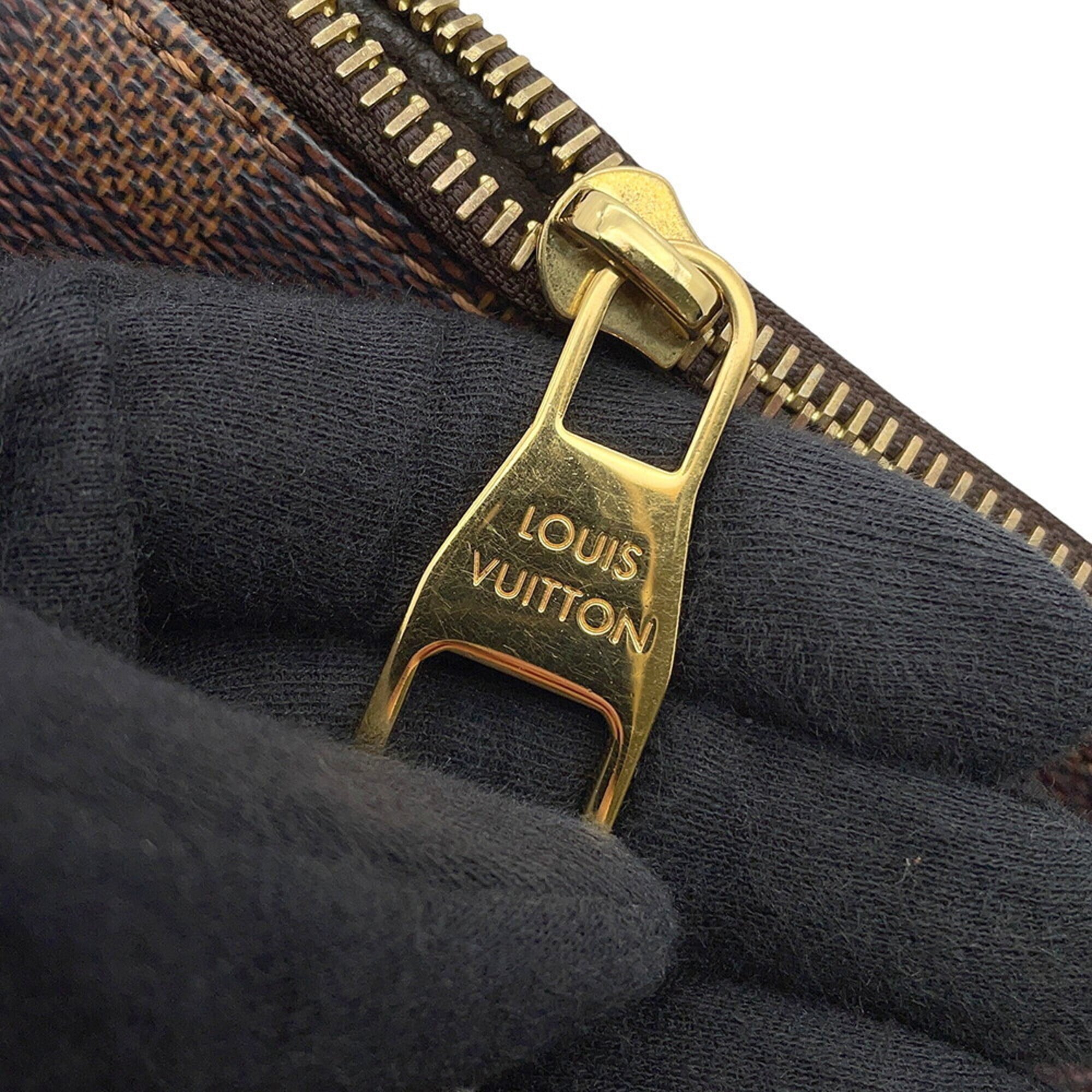 Louis Vuitton Damier Brown Damier Canvas Ebene Handbag (Pre-Owned)
